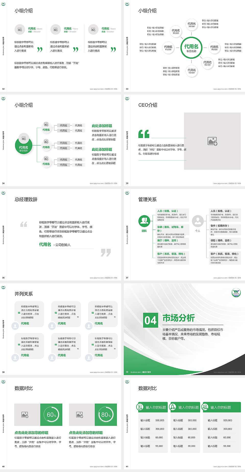 北京农业职业学院专用全国大学生互联网+创新创业大赛计划书/路演/网评PPT模板4:3格式幻灯片预览图5