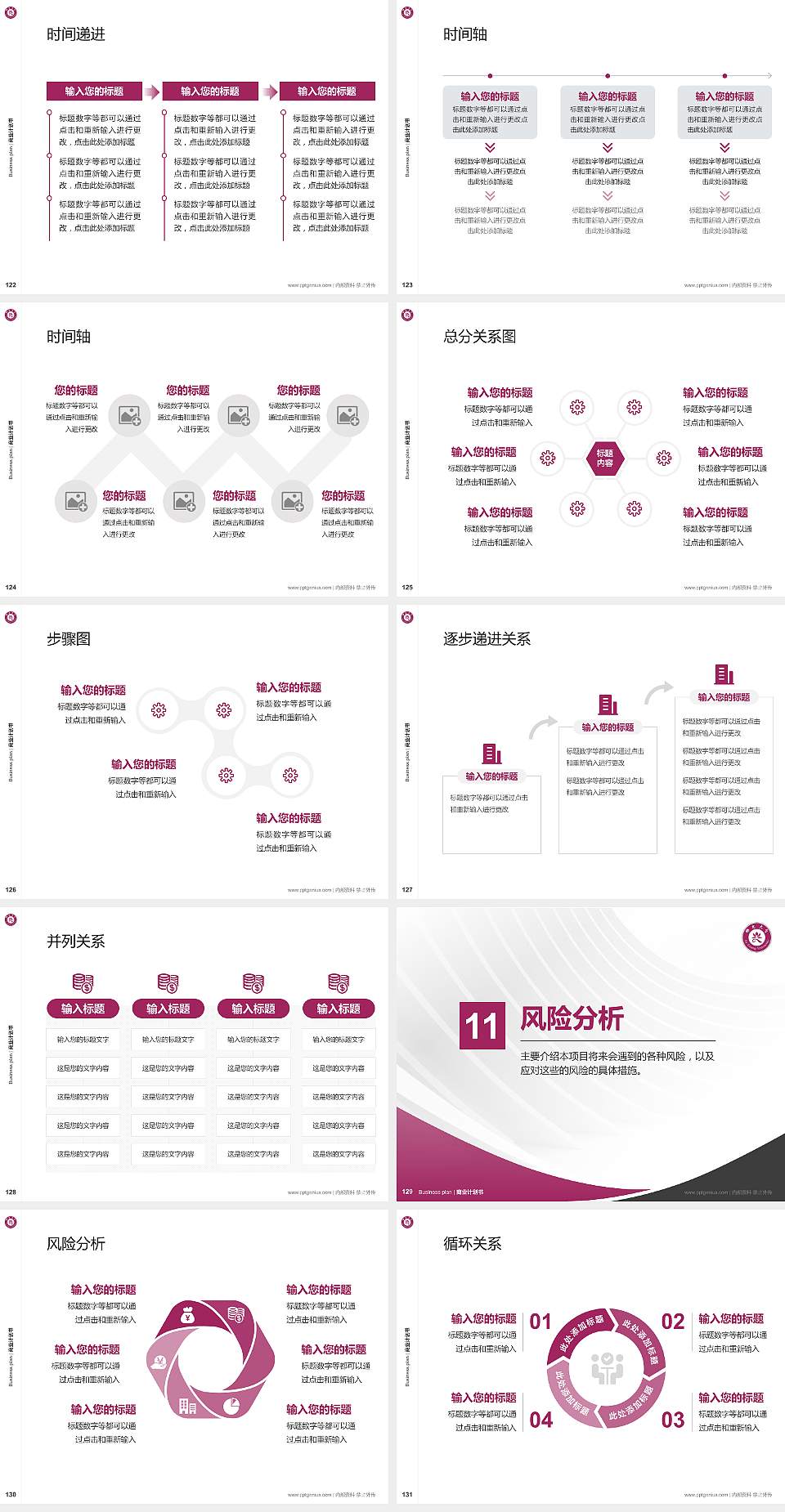 台湾佛光大学专用全国大学生互联网+创新创业大赛计划书/路演/网评PPT模板4:3格式幻灯片预览图14