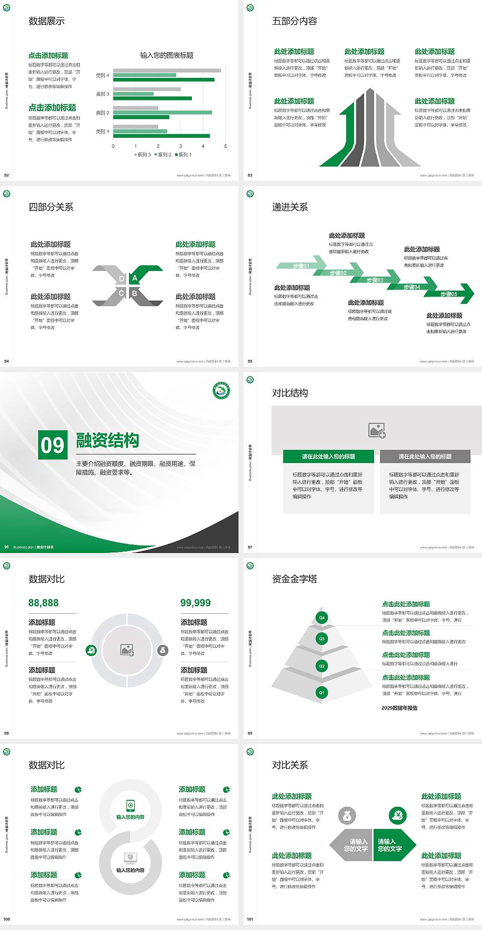 闽北职业技术学院专用全国大学生互联网+创新创业大赛计划书/路演/网评PPT模板4:3格式幻灯片预览图11