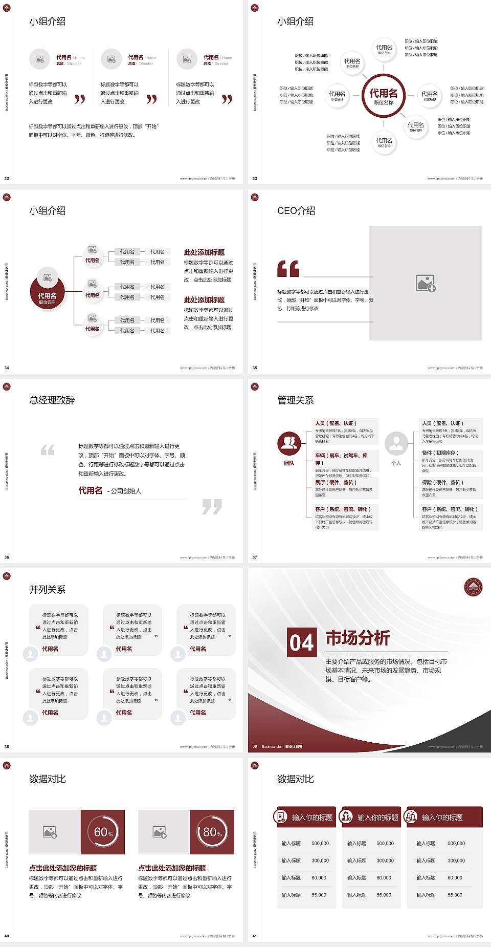 萍乡学院专用全国大学生互联网+创新创业大赛计划书/路演/网评PPT模板4:3格式幻灯片预览图5