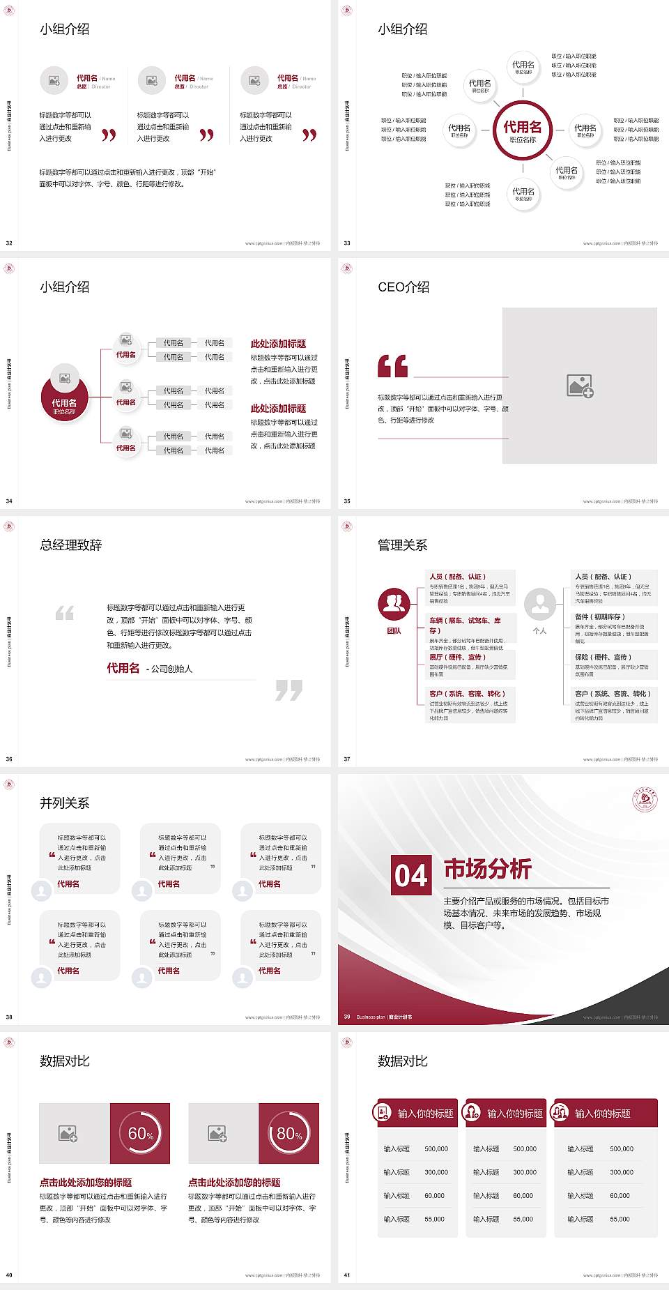 江苏商贸职业学院专用全国大学生互联网+创新创业大赛计划书/路演/网评PPT模板4:3格式幻灯片预览图5