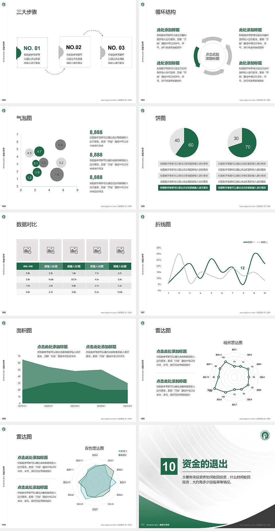 广州番禺职业技术学院专用全国大学生互联网+创新创业大赛计划书/路演/网评PPT模板4:3格式幻灯片预览图12