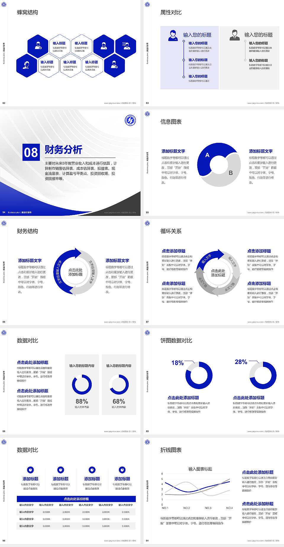 郑州职业技术学院专用全国大学生互联网+创新创业大赛计划书/路演/网评PPT模板4:3格式幻灯片预览图10