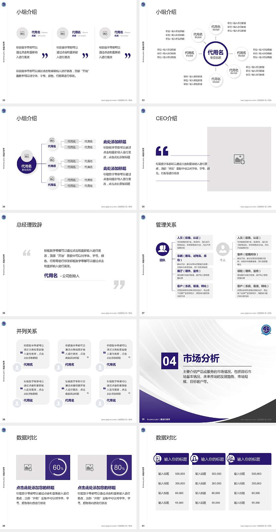 甘肃机电职业技术学院专用全国大学生互联网+创新创业大赛计划书/路演/网评PPT模板4:3格式幻灯片预览图5