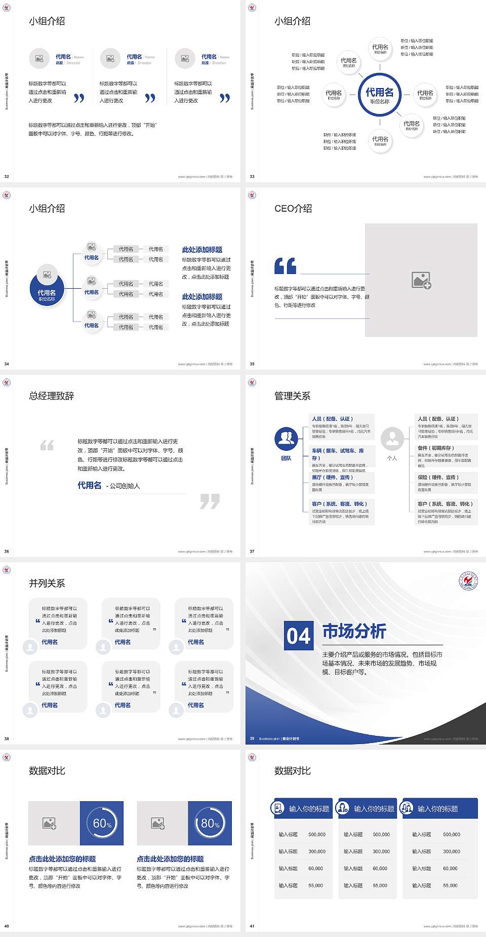 河南工业职业技术学院专用全国大学生互联网+创新创业大赛计划书/路演/网评PPT模板4:3格式幻灯片预览图5