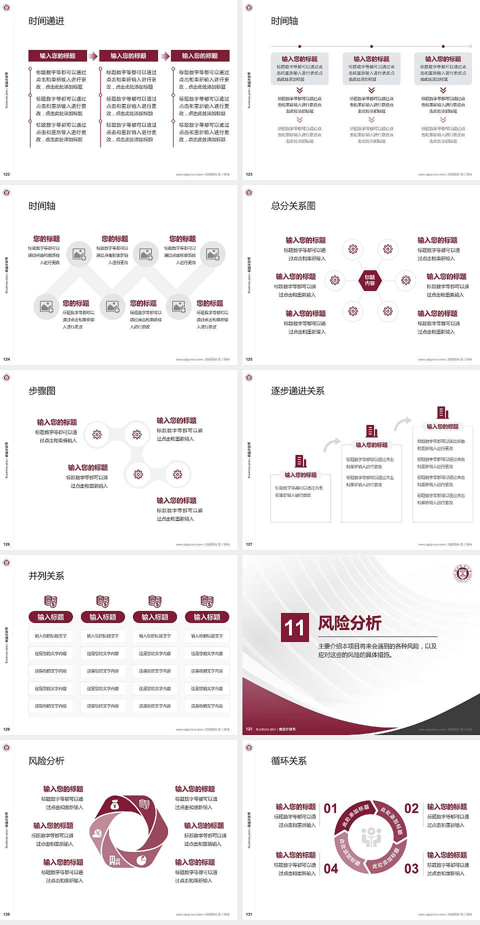 温州医科大学专用全国大学生互联网+创新创业大赛计划书/路演/网评PPT模板4:3格式幻灯片预览图14