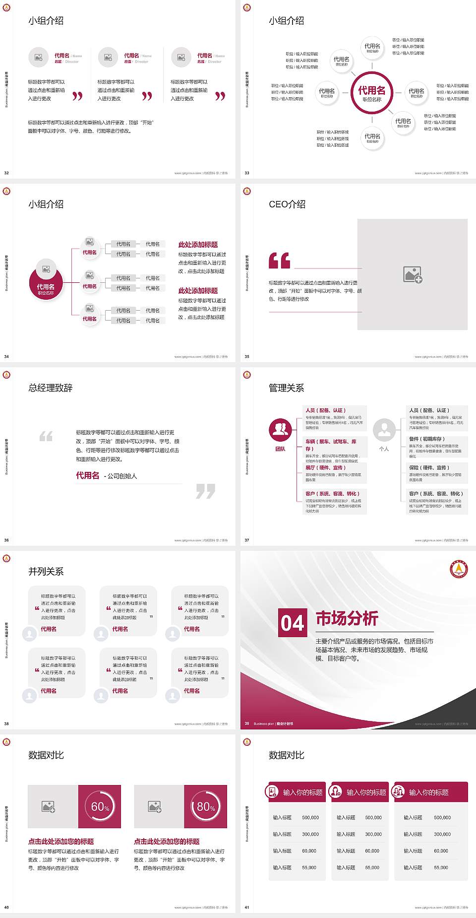 燕京理工学院专用全国大学生互联网+创新创业大赛计划书/路演/网评PPT模板4:3格式幻灯片预览图5