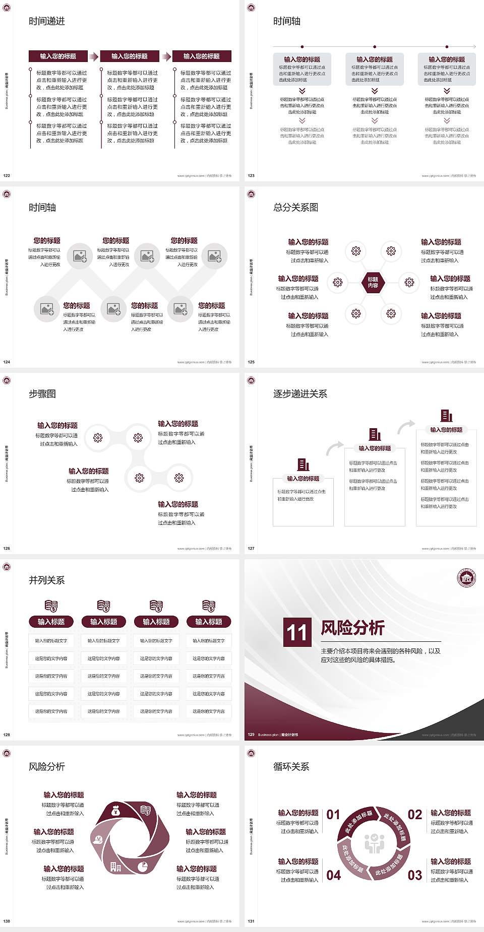 广东财贸职业学院专用全国大学生互联网+创新创业大赛计划书/路演/网评PPT模板4:3格式幻灯片预览图14