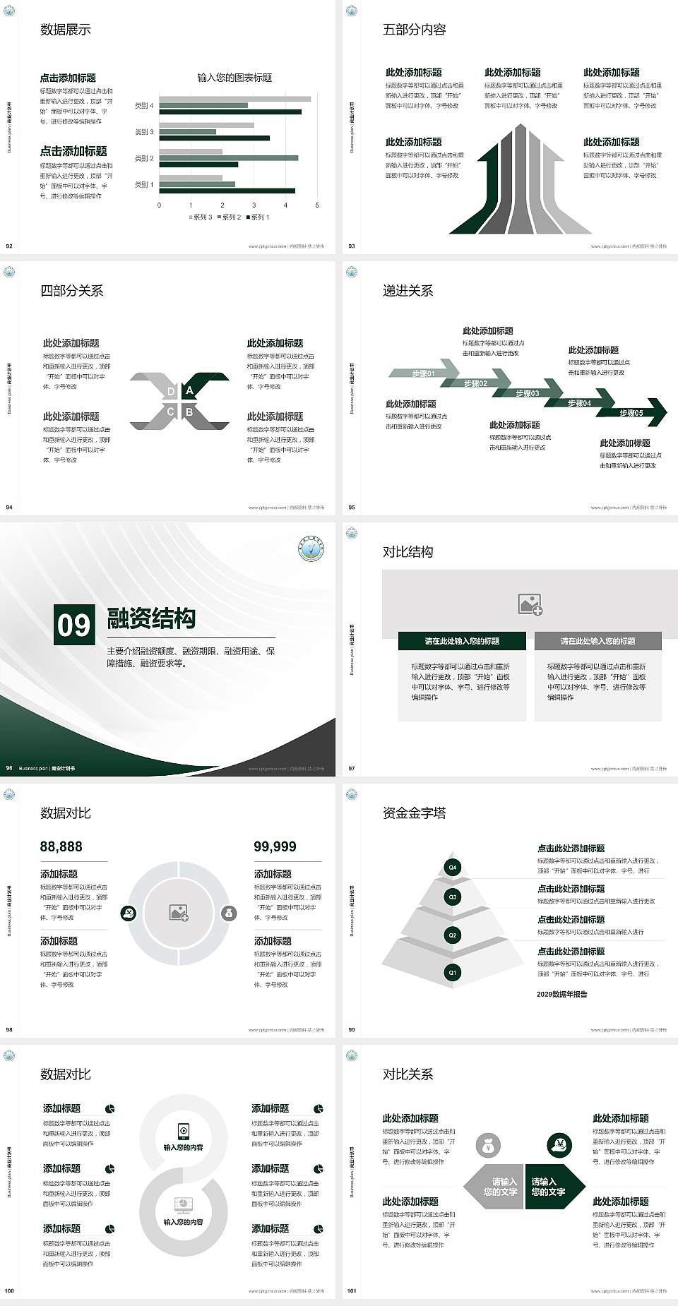 广东南方职业学院专用全国大学生互联网+创新创业大赛计划书/路演/网评PPT模板4:3格式幻灯片预览图11