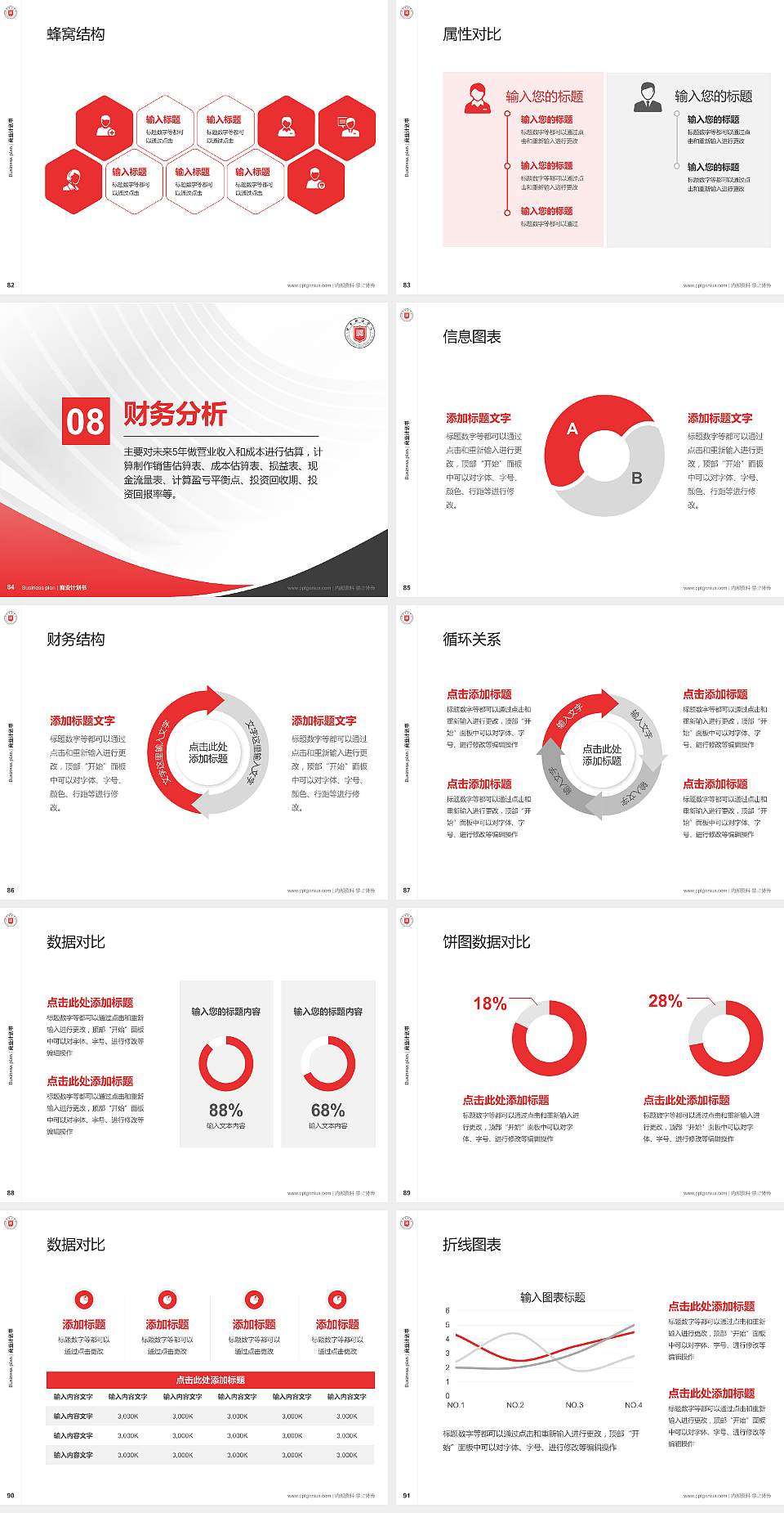 甘肃政法学院专用全国大学生互联网+创新创业大赛计划书/路演/网评PPT模板4:3格式幻灯片预览图10