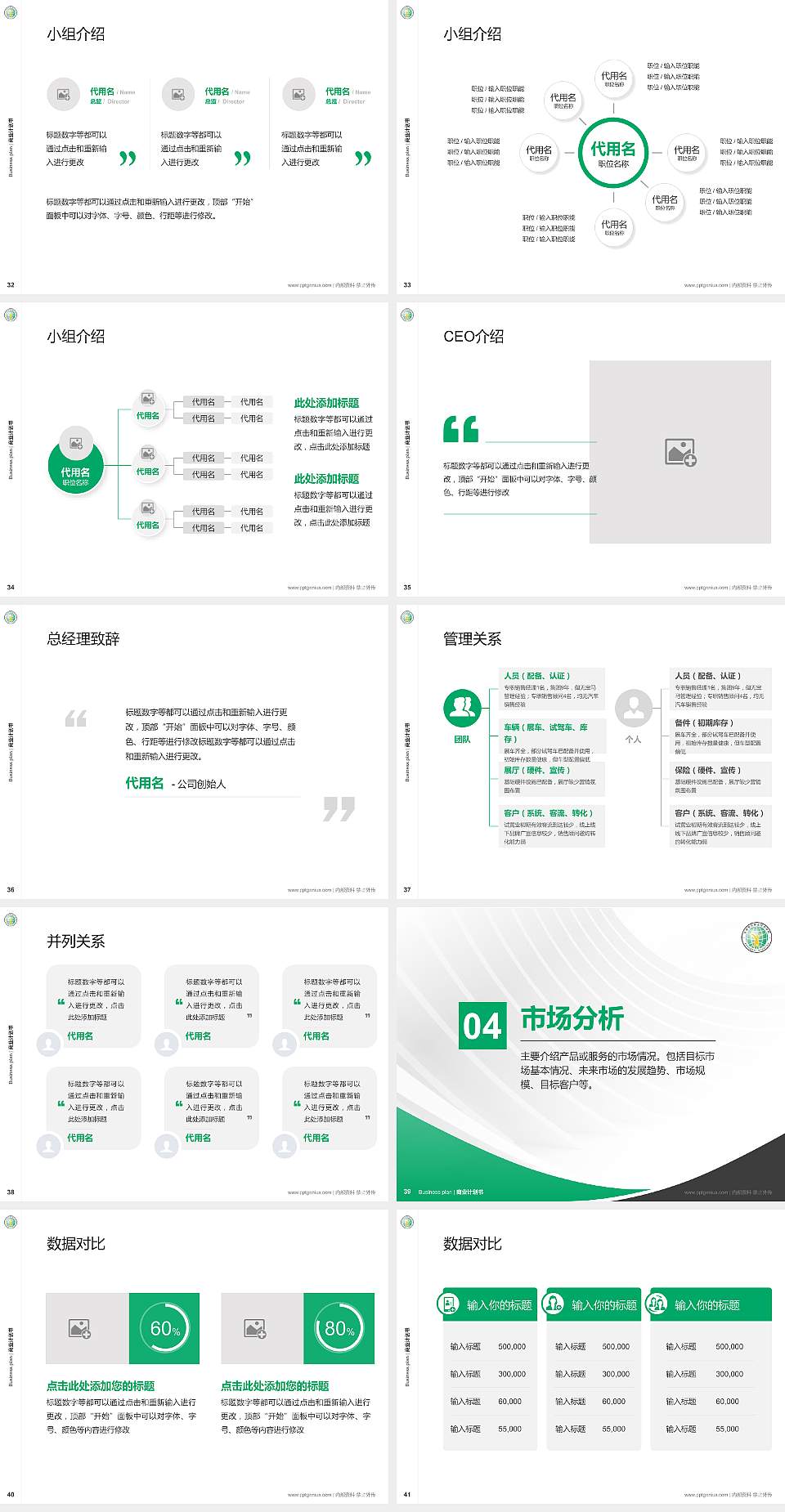 长垣烹饪职业技术学院专用全国大学生互联网+创新创业大赛计划书/路演/网评PPT模板4:3格式幻灯片预览图5