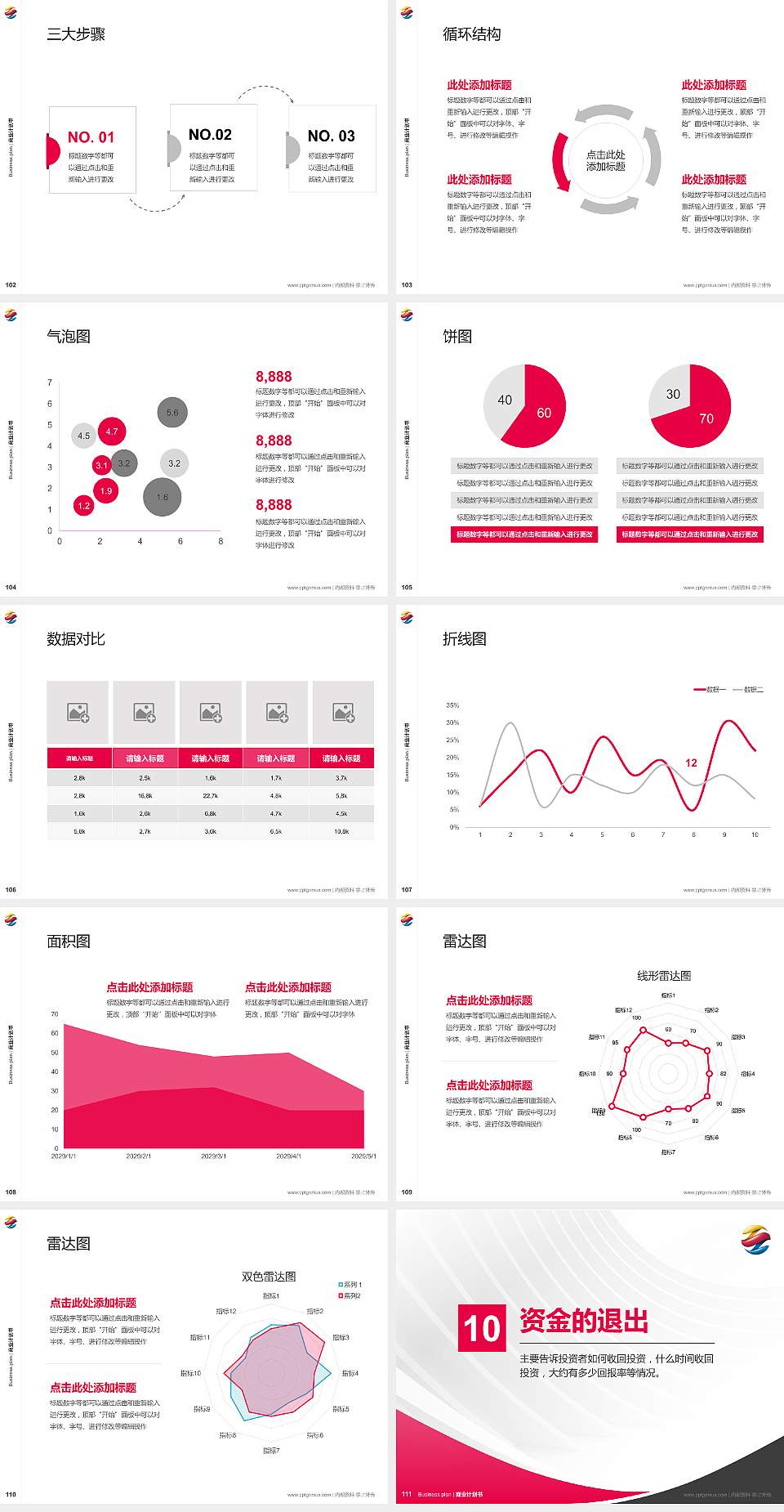 广州涉外经济职业技术学院专用全国大学生互联网+创新创业大赛计划书/路演/网评PPT模板4:3格式幻灯片预览图12