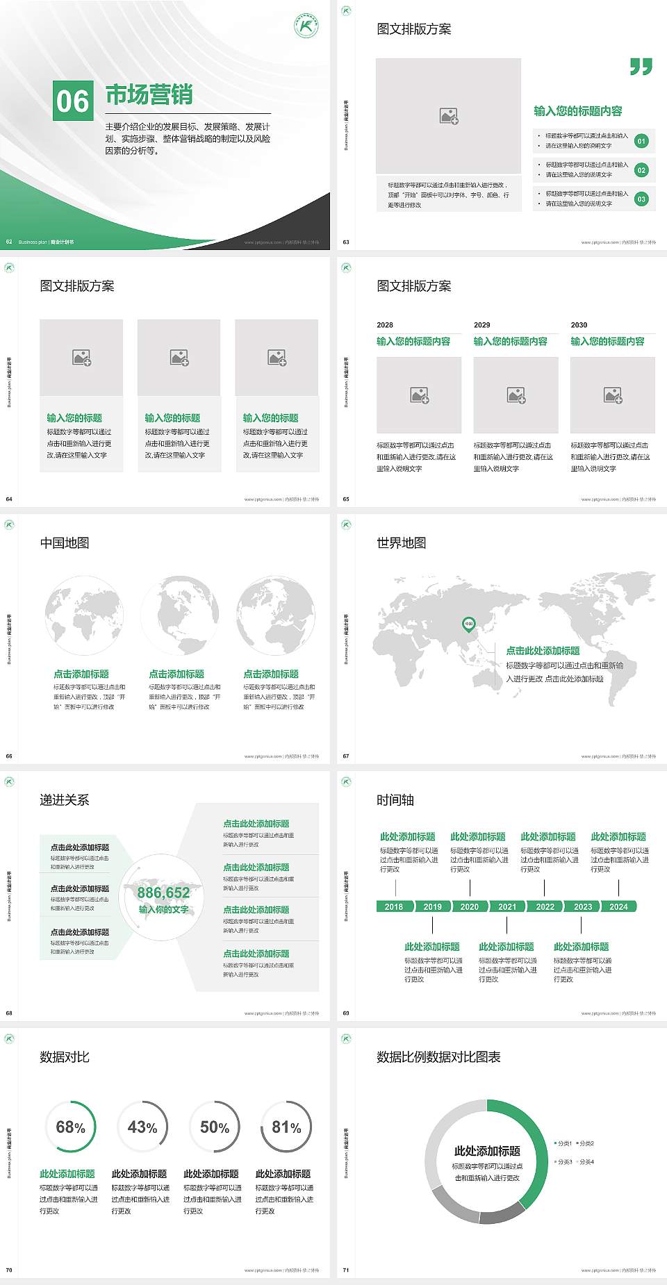 山东凯文科技职业学院专用全国大学生互联网+创新创业大赛计划书/路演/网评PPT模板4:3格式幻灯片预览图8