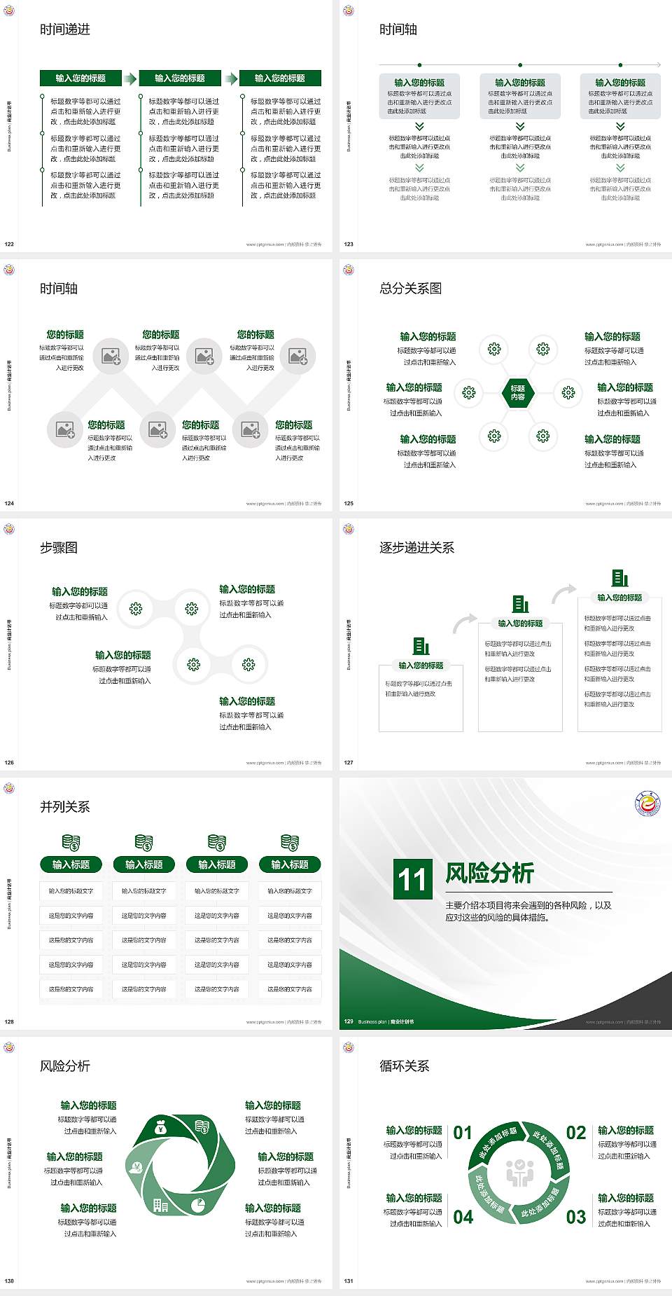 吉首大学专用全国大学生互联网+创新创业大赛计划书/路演/网评PPT模板4:3格式幻灯片预览图14