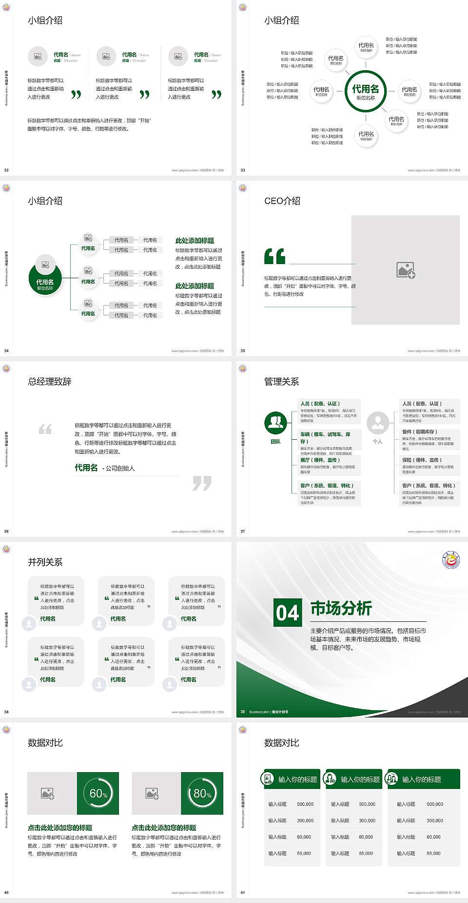 吉首大学专用全国大学生互联网+创新创业大赛计划书/路演/网评PPT模板4:3格式幻灯片预览图5