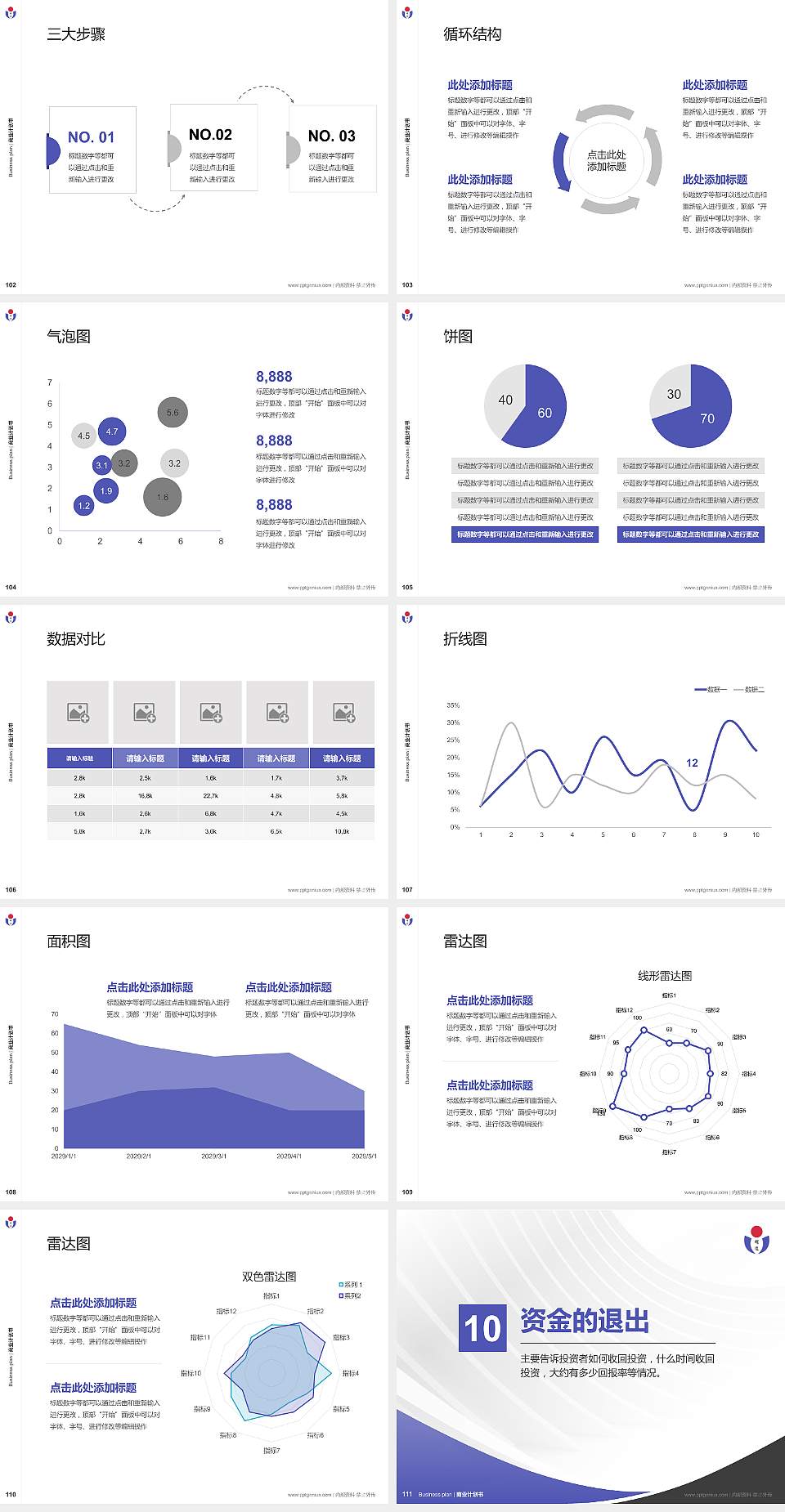 民办明达职业技术学院专用全国大学生互联网+创新创业大赛计划书/路演/网评PPT模板4:3格式幻灯片预览图12