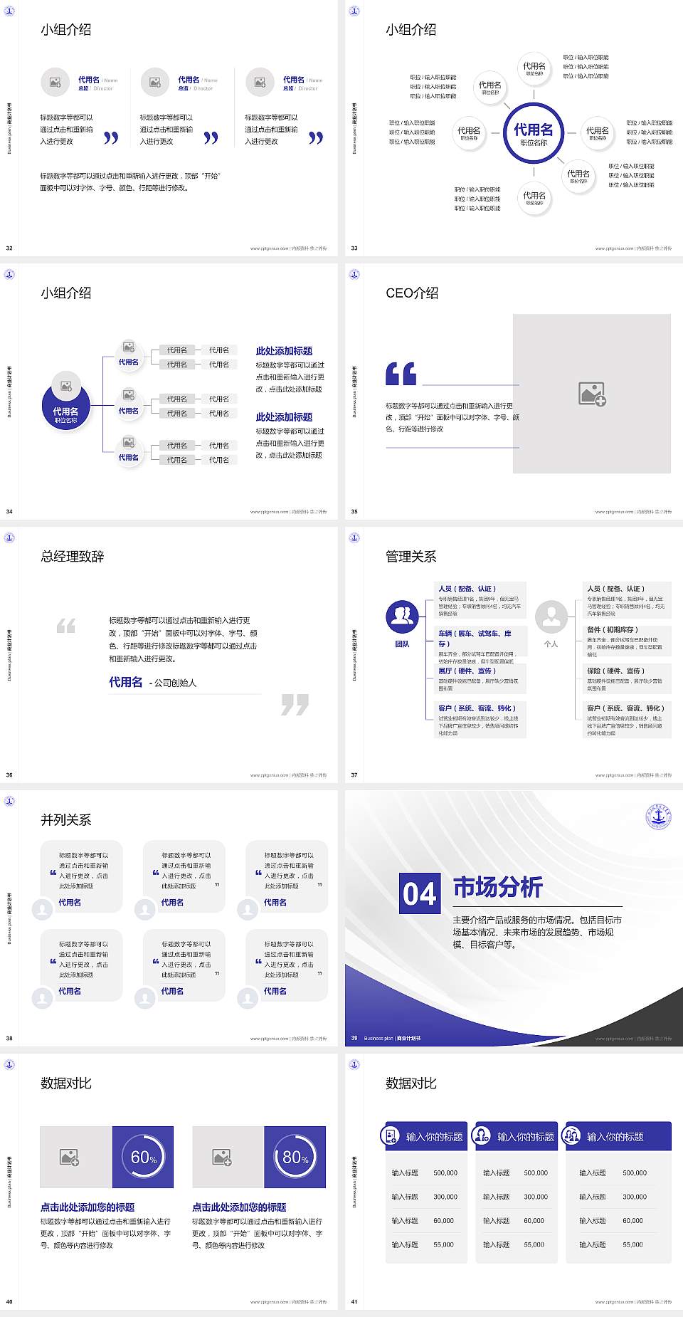 山东海事职业学院专用全国大学生互联网+创新创业大赛计划书/路演/网评PPT模板4:3格式幻灯片预览图5