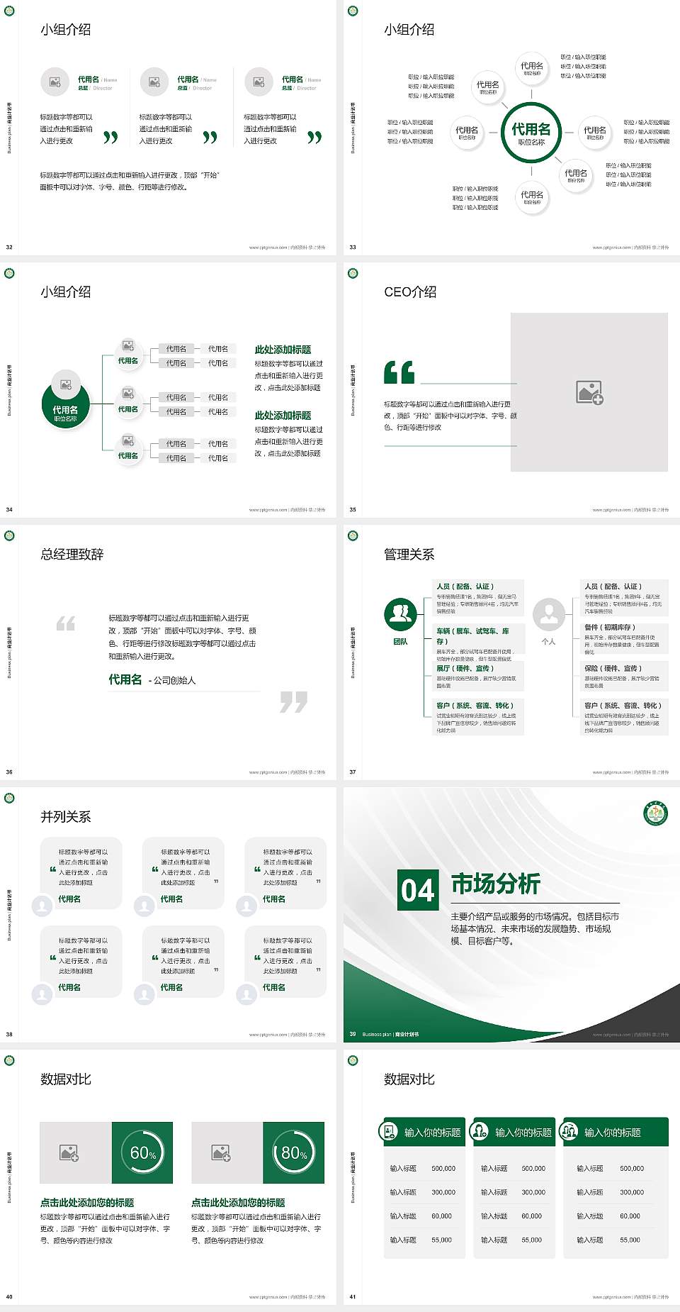 桂林医学院专用全国大学生互联网+创新创业大赛计划书/路演/网评PPT模板4:3格式幻灯片预览图5