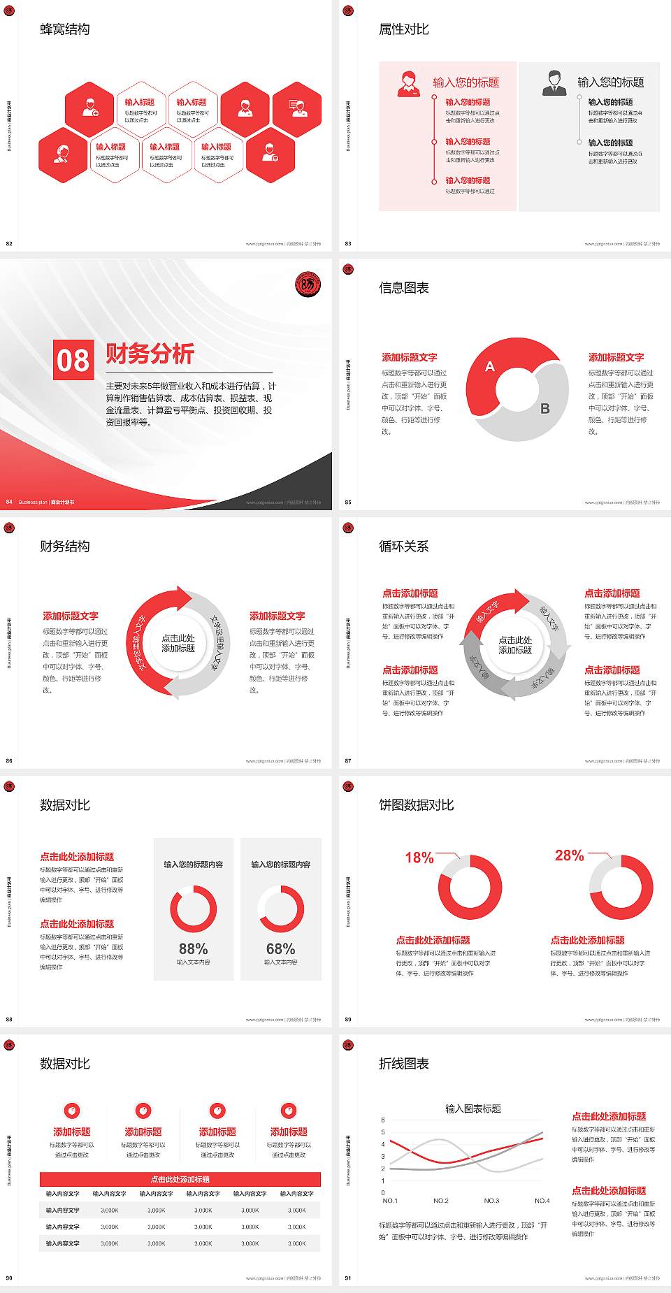 石家庄幼儿师范高等专科学校专用全国大学生互联网+创新创业大赛计划书/路演/网评PPT模板4:3格式幻灯片预览图10