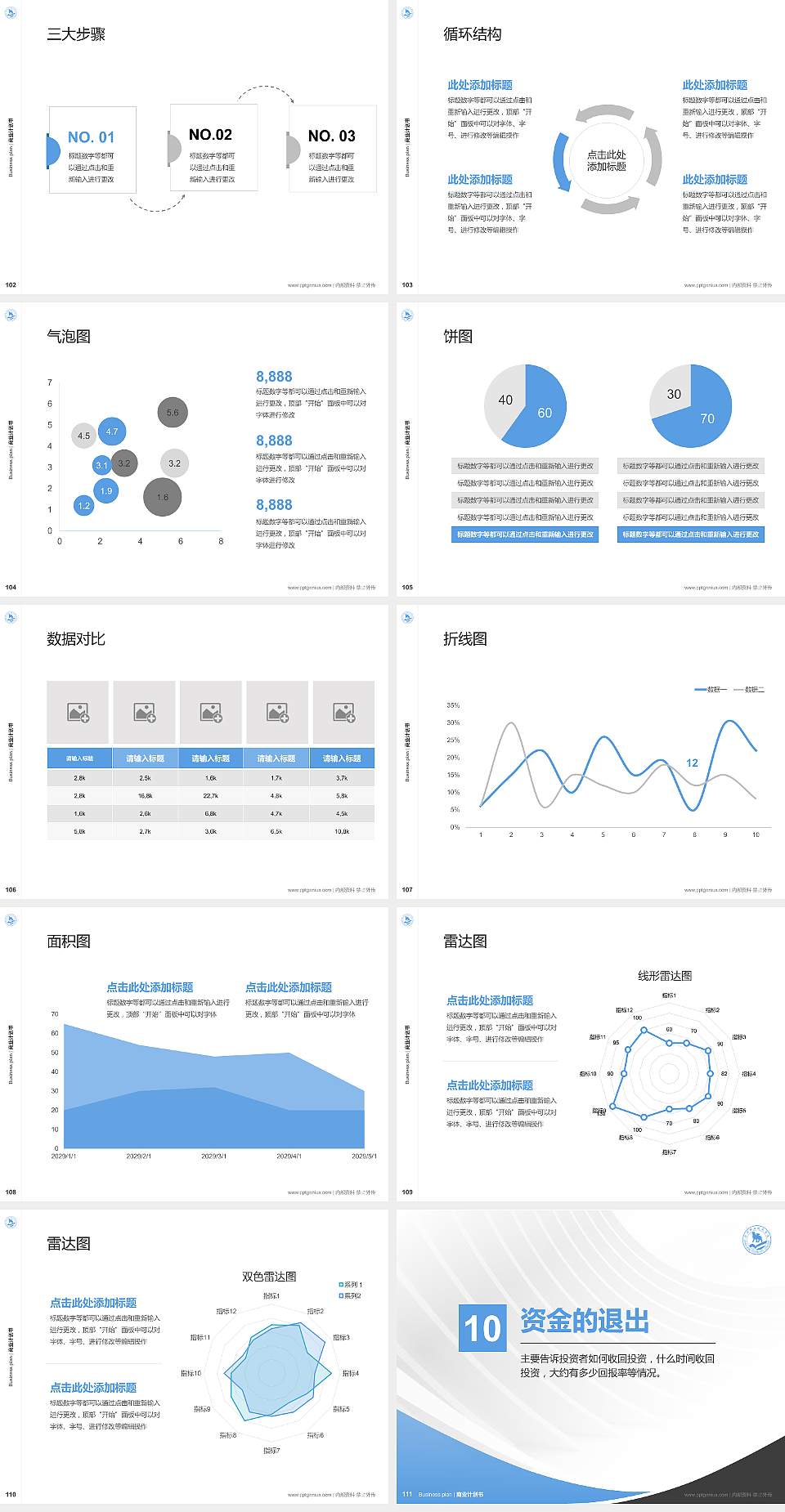 沧州职业技术学院专用全国大学生互联网+创新创业大赛计划书/路演/网评PPT模板4:3格式幻灯片预览图12