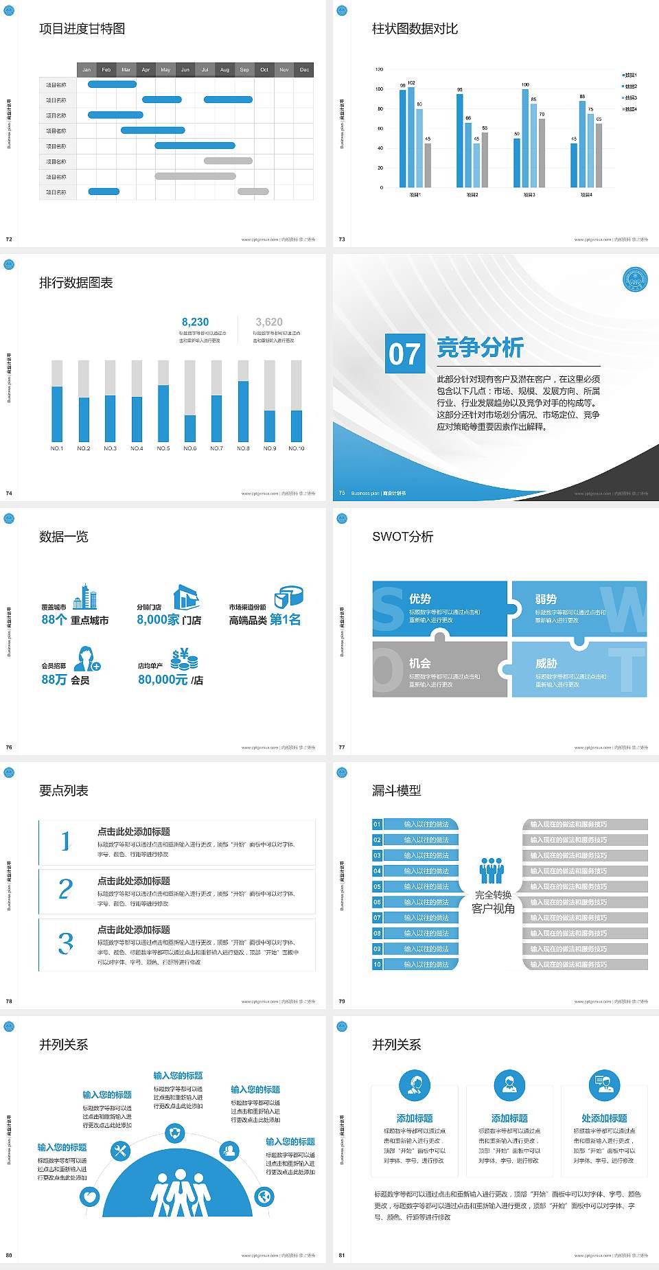 太原电力高等专科学校专用全国大学生互联网+创新创业大赛计划书/路演/网评PPT模板4:3格式幻灯片预览图9