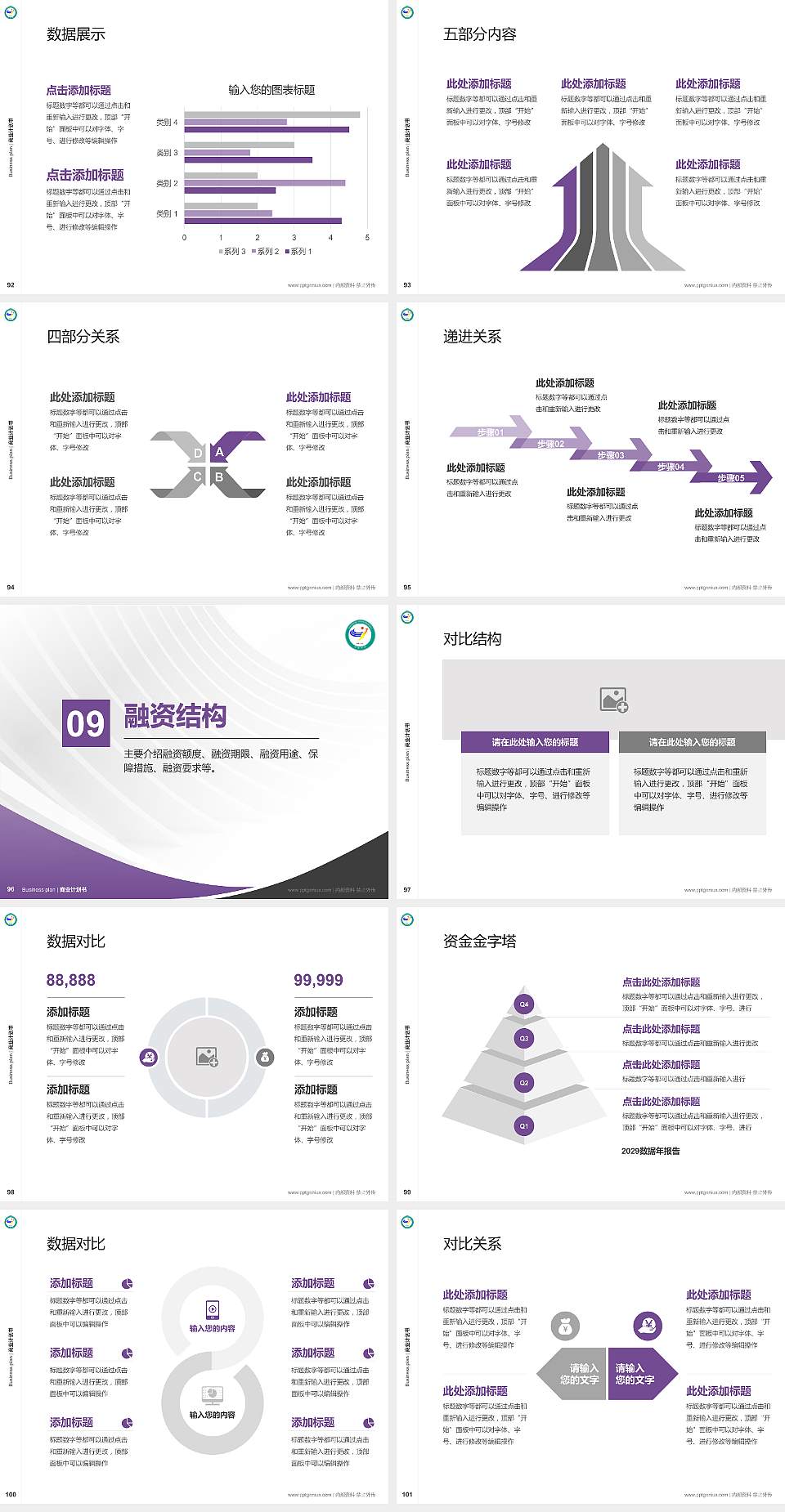 宜春学院专用全国大学生互联网+创新创业大赛计划书/路演/网评PPT模板4:3格式幻灯片预览图11