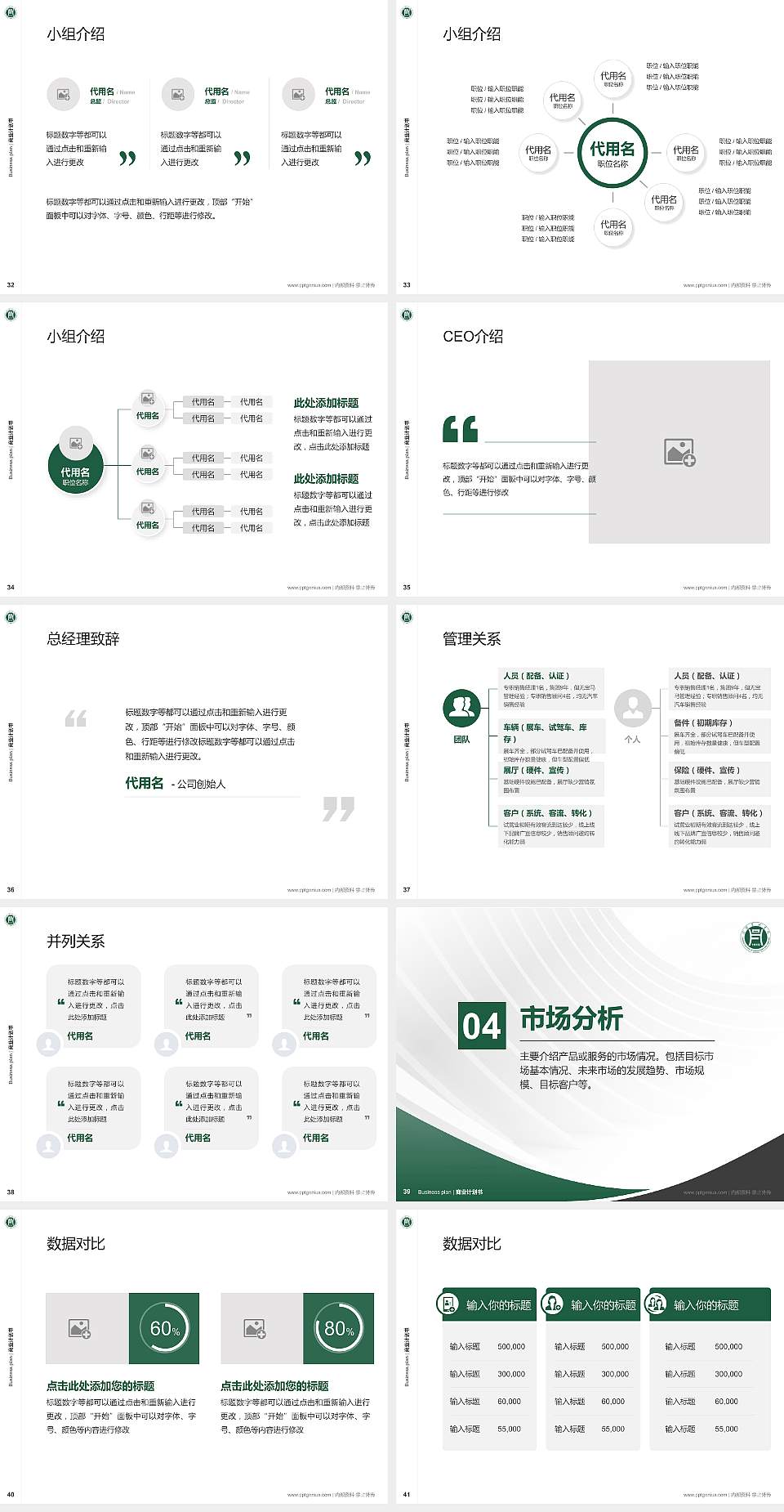 信阳农林学院专用全国大学生互联网+创新创业大赛计划书/路演/网评PPT模板4:3格式幻灯片预览图5