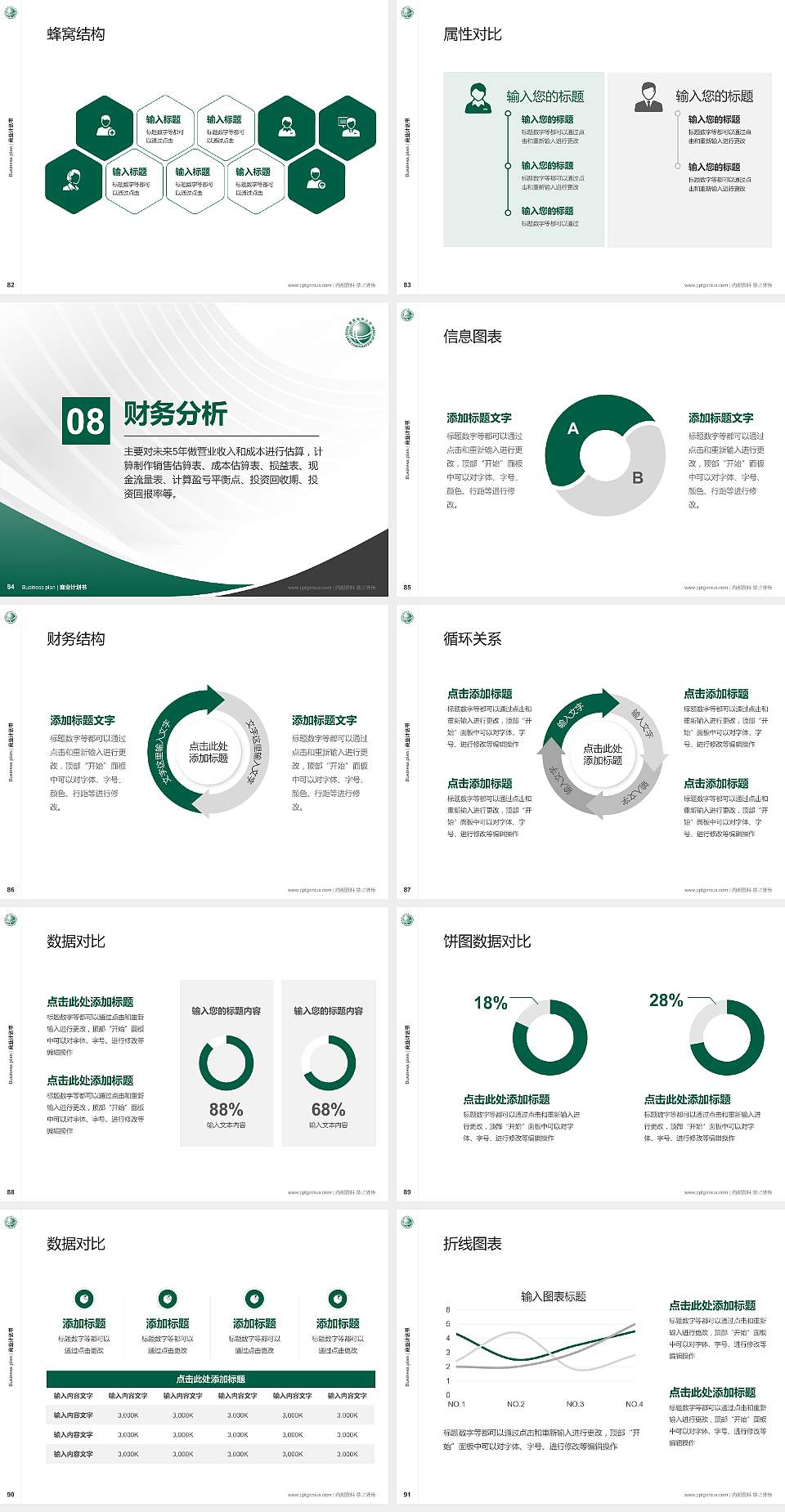 山西电力职业技术学院专用全国大学生互联网+创新创业大赛计划书/路演/网评PPT模板4:3格式幻灯片预览图10