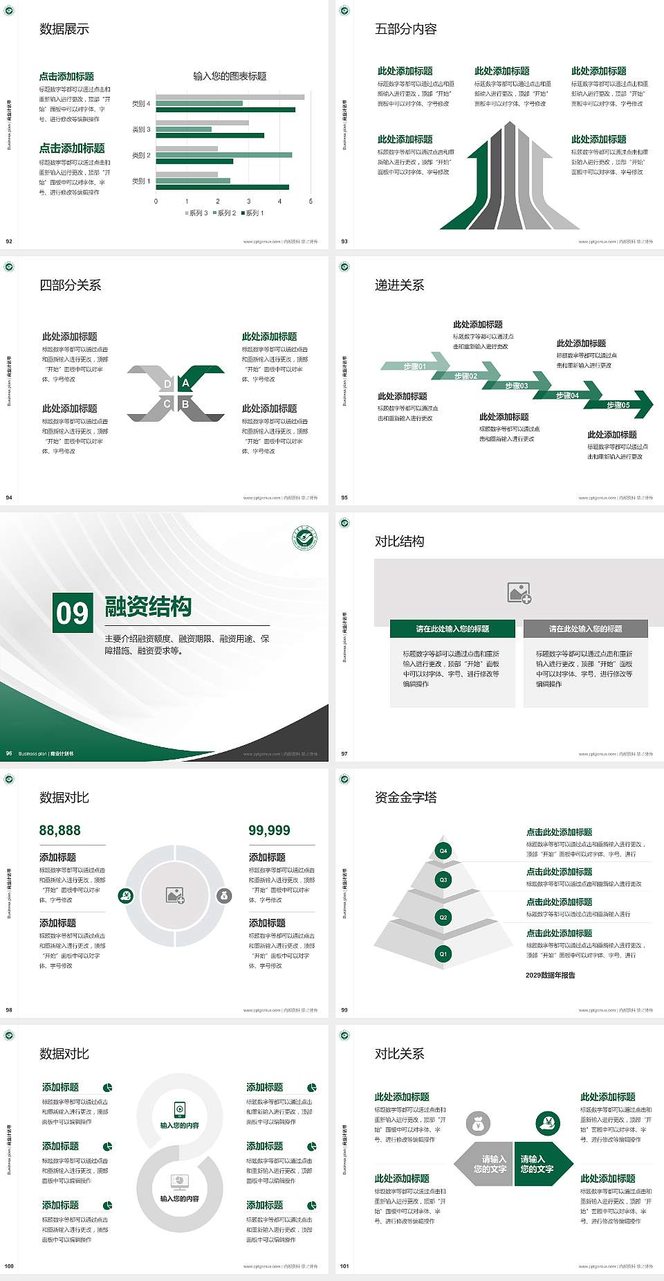 山东青年政治学院专用全国大学生互联网+创新创业大赛计划书/路演/网评PPT模板4:3格式幻灯片预览图11