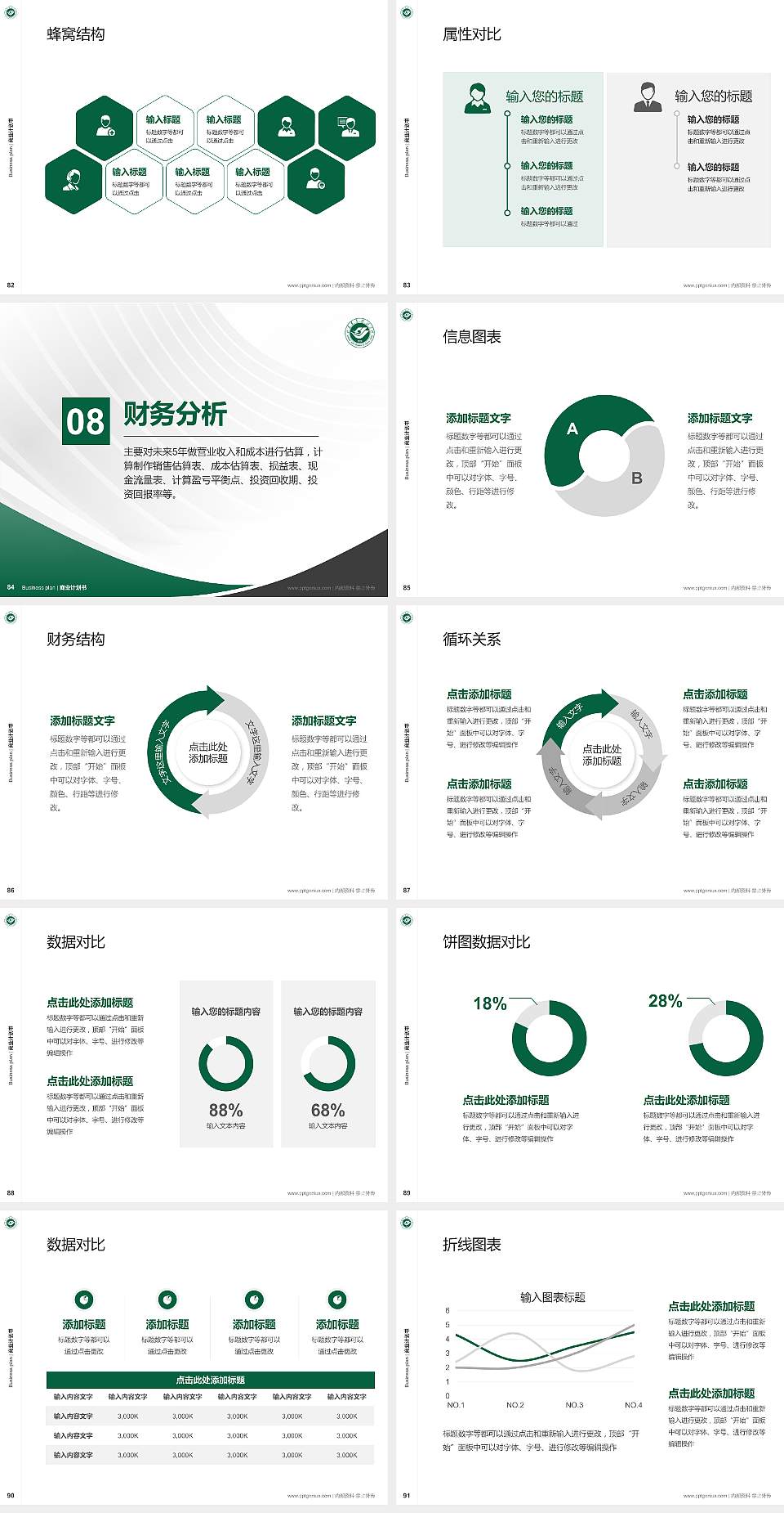 山东青年政治学院专用全国大学生互联网+创新创业大赛计划书/路演/网评PPT模板4:3格式幻灯片预览图10