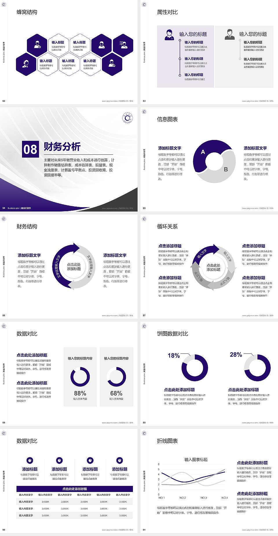 钦州学院专用全国大学生互联网+创新创业大赛计划书/路演/网评PPT模板4:3格式幻灯片预览图10