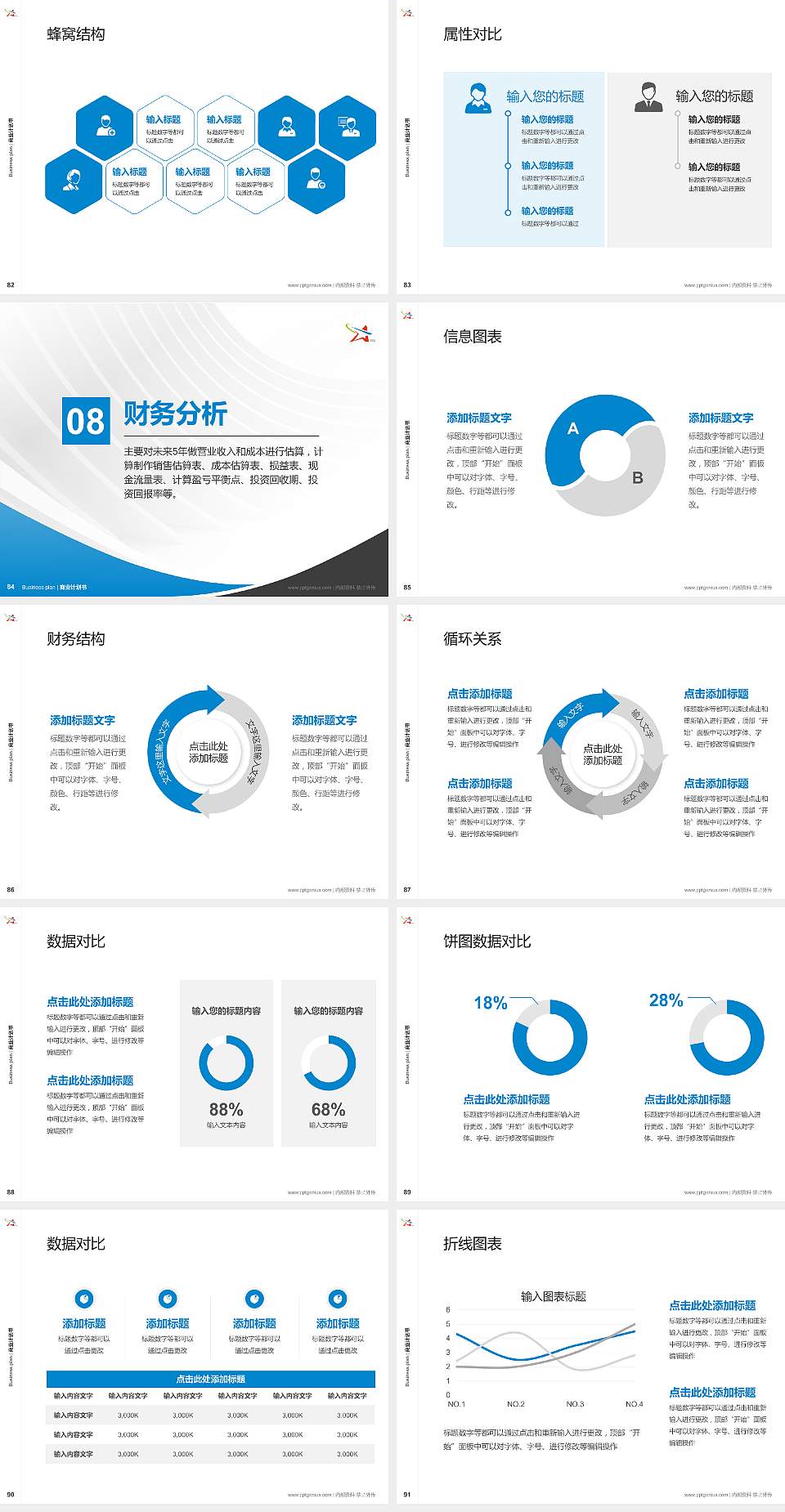 广东青年职业学院专用全国大学生互联网+创新创业大赛计划书/路演/网评PPT模板4:3格式幻灯片预览图10