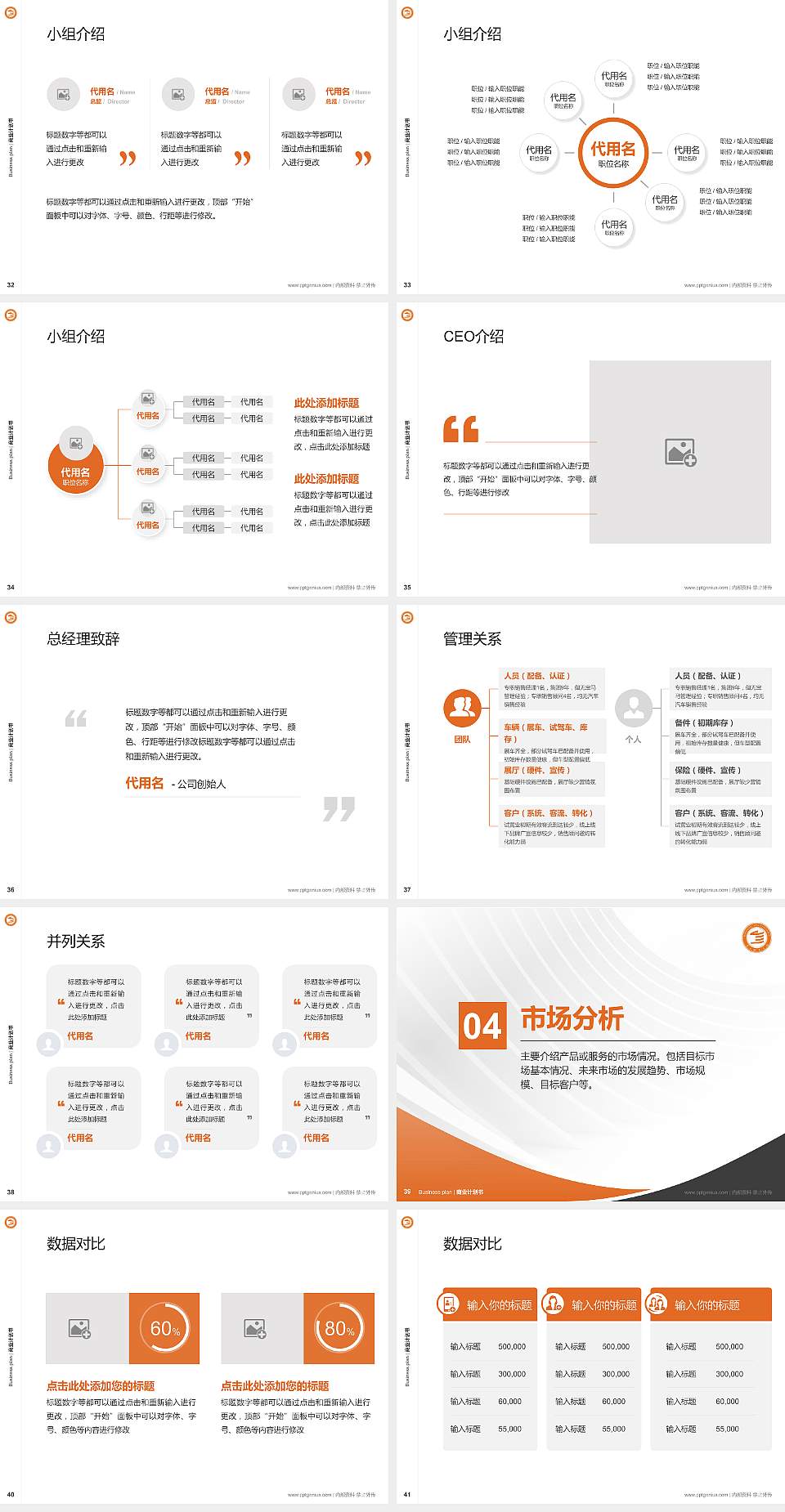 滨州职业学院专用全国大学生互联网+创新创业大赛计划书/路演/网评PPT模板4:3格式幻灯片预览图5