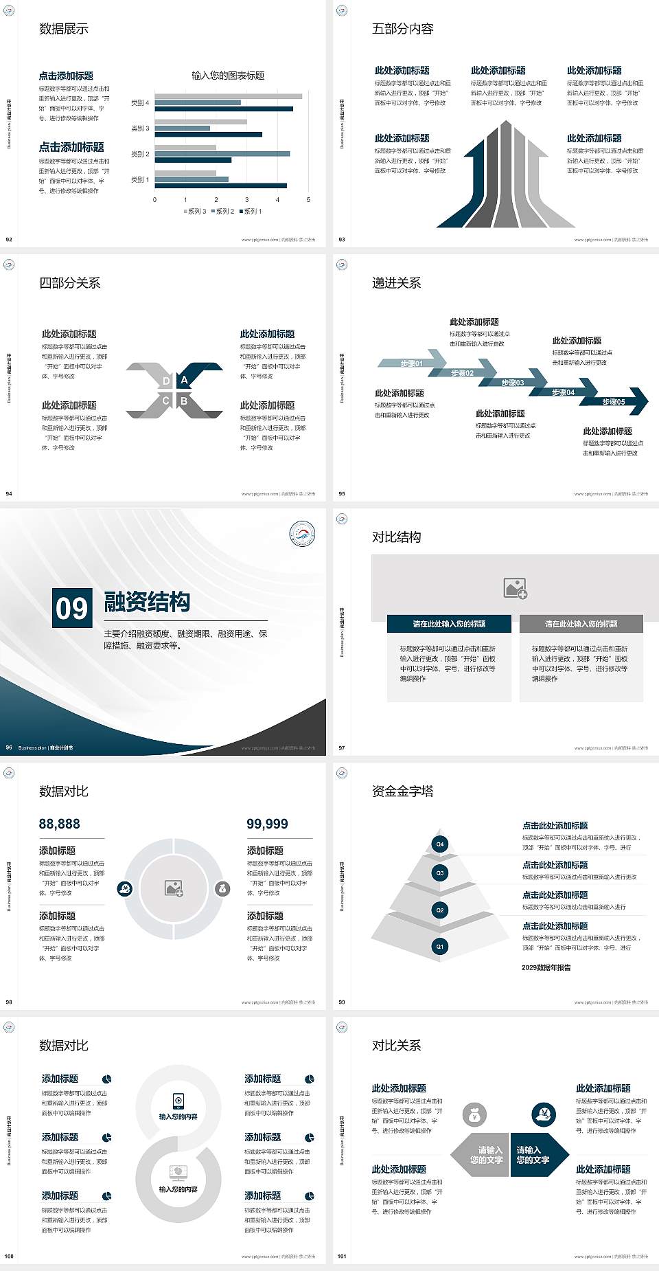湖南农业大学东方科技学院专用全国大学生互联网+创新创业大赛计划书/路演/网评PPT模板4:3格式幻灯片预览图11