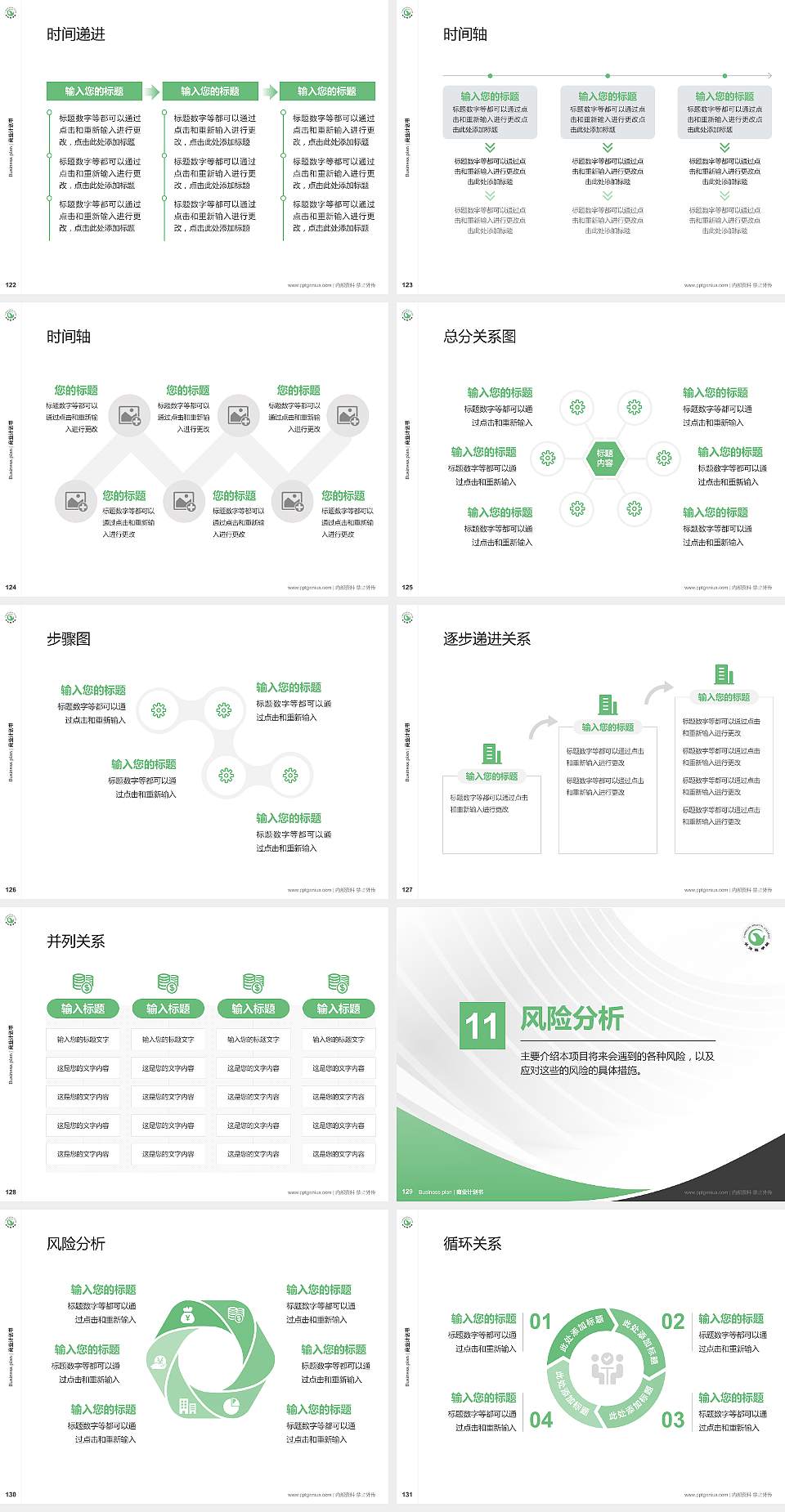 长治医学院专用全国大学生互联网+创新创业大赛计划书/路演/网评PPT模板4:3格式幻灯片预览图14