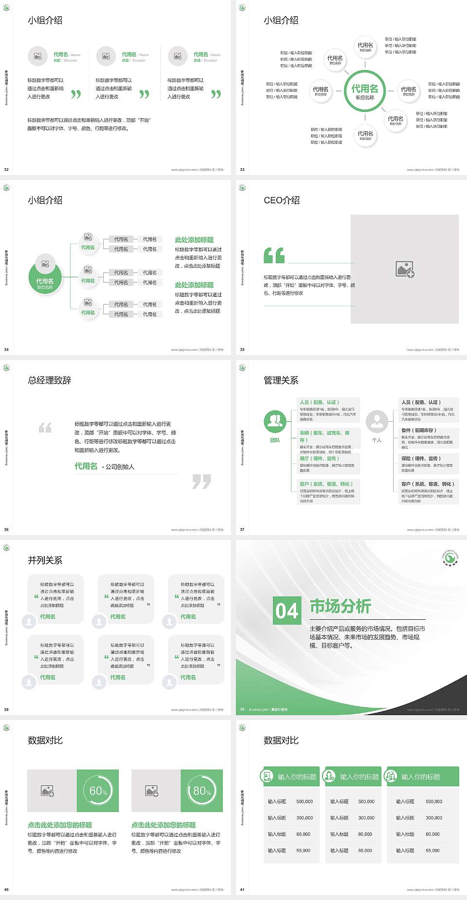 长治医学院专用全国大学生互联网+创新创业大赛计划书/路演/网评PPT模板4:3格式幻灯片预览图5