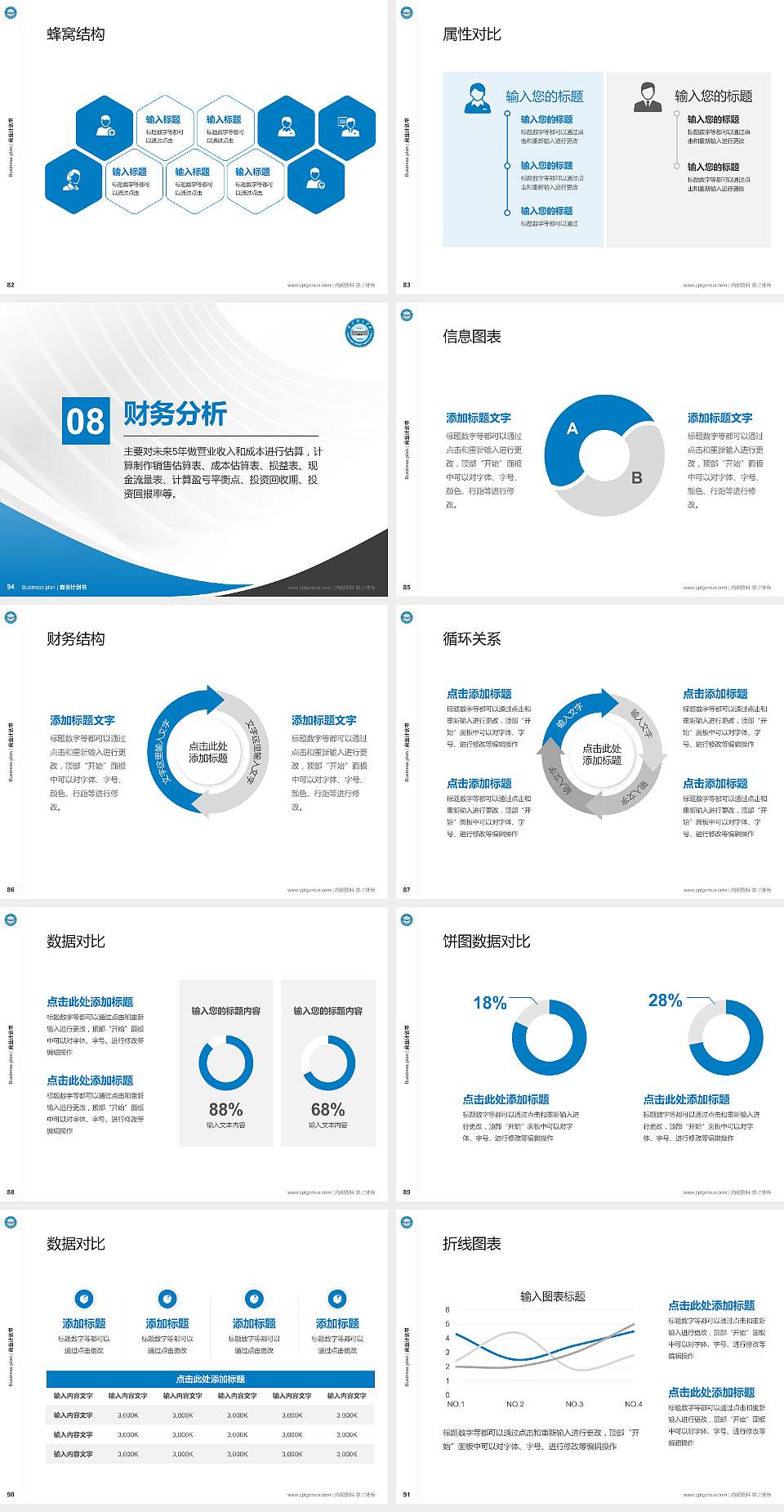 南京体育学院专用全国大学生互联网+创新创业大赛计划书/路演/网评PPT模板4:3格式幻灯片预览图10