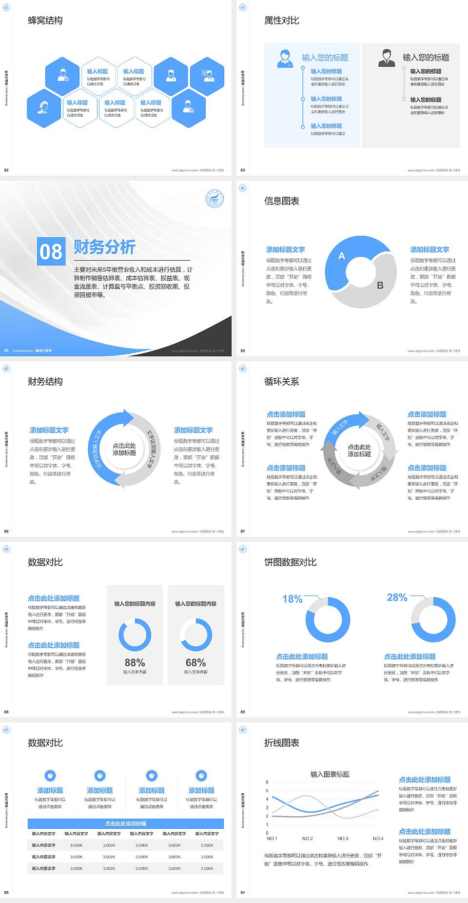 桂林理工大学专用全国大学生互联网+创新创业大赛计划书/路演/网评PPT模板4:3格式幻灯片预览图10