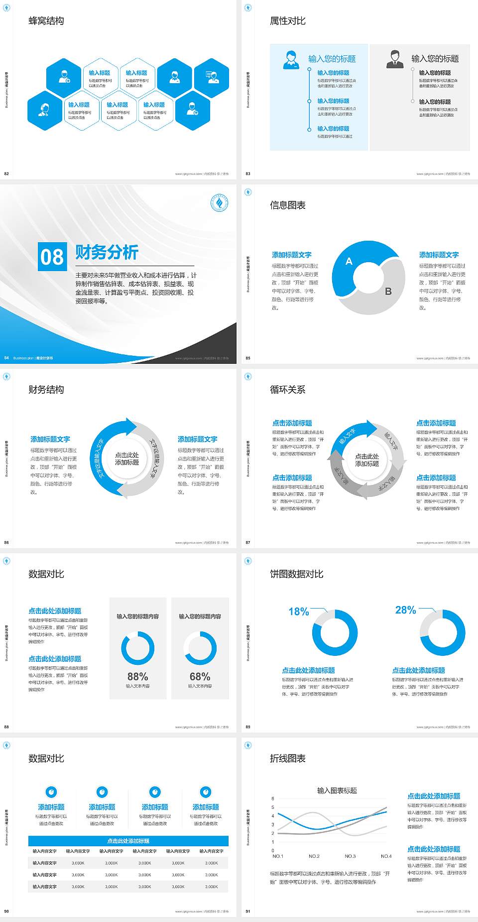惠州经济职业技术学院专用全国大学生互联网+创新创业大赛计划书/路演/网评PPT模板4:3格式幻灯片预览图10