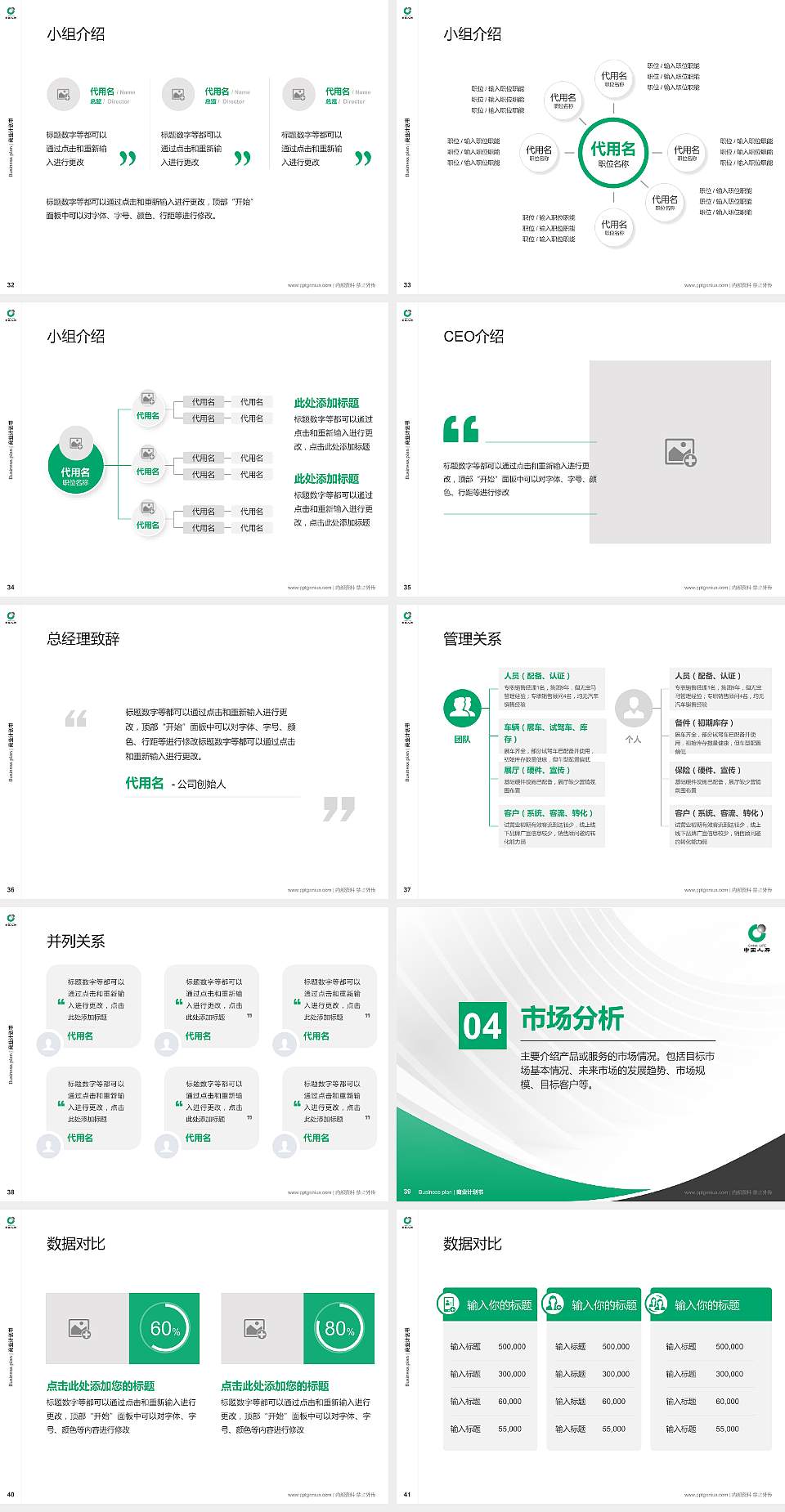 保险职业学院专用全国大学生互联网+创新创业大赛计划书/路演/网评PPT模板4:3格式幻灯片预览图5