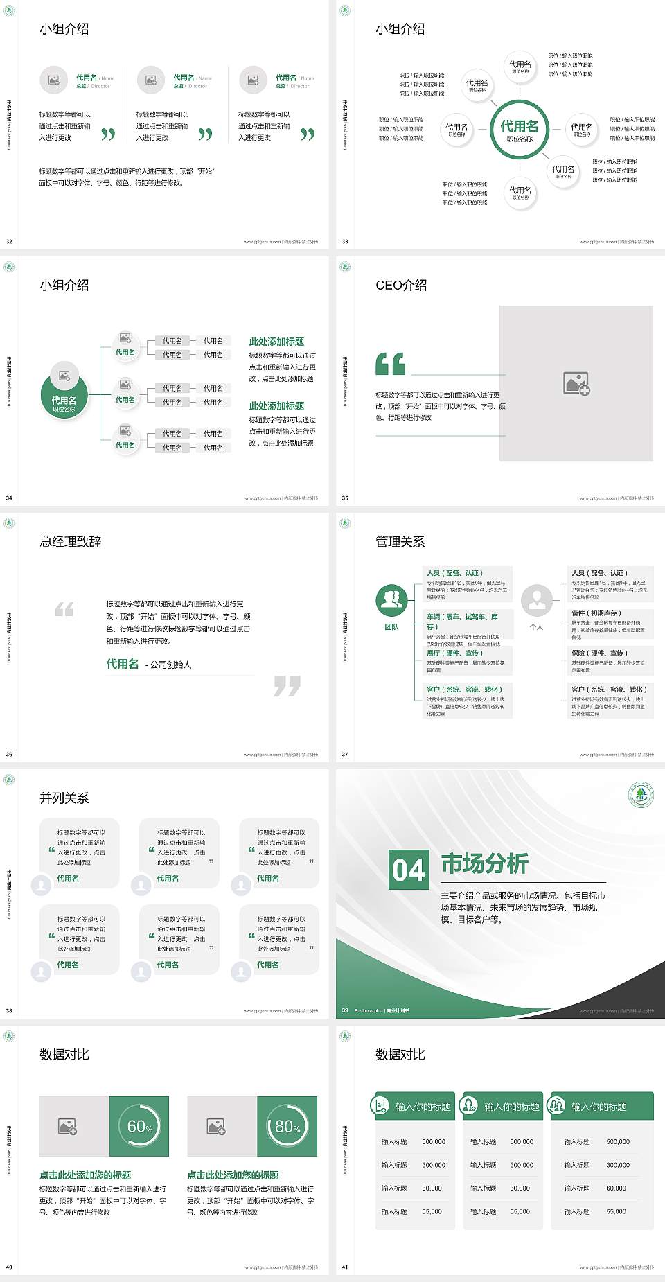 河南林业职业学院专用全国大学生互联网+创新创业大赛计划书/路演/网评PPT模板4:3格式幻灯片预览图5