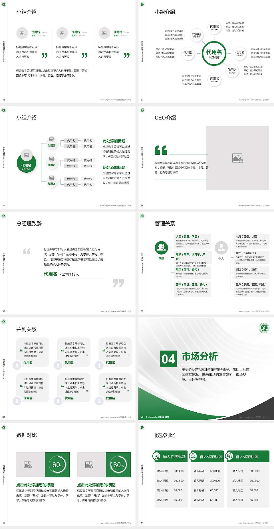 新乡工程学院专用全国大学生互联网+创新创业大赛计划书/路演/网评PPT模板4:3格式幻灯片预览图5