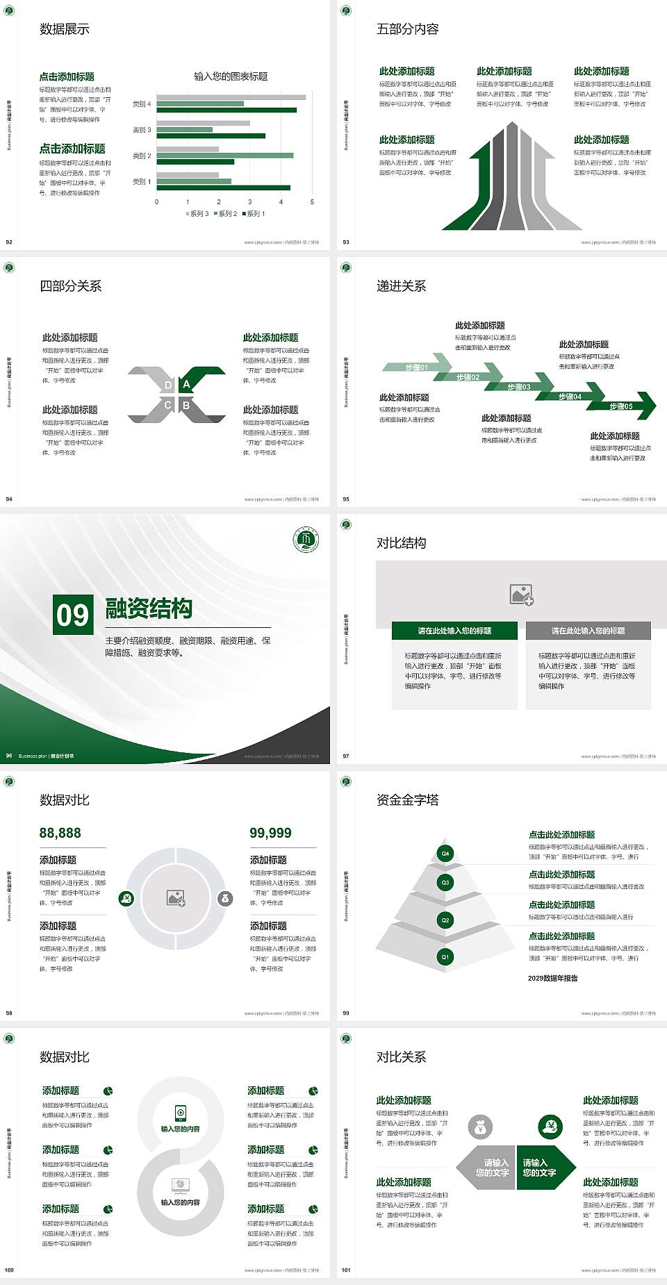 洛阳师范学院专用全国大学生互联网+创新创业大赛计划书/路演/网评PPT模板4:3格式幻灯片预览图11