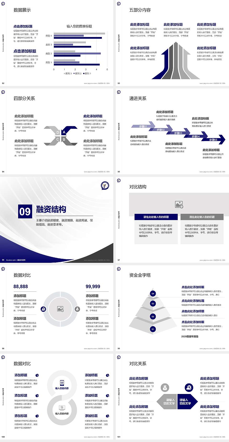 南通职业大学专用全国大学生互联网+创新创业大赛计划书/路演/网评PPT模板4:3格式幻灯片预览图11