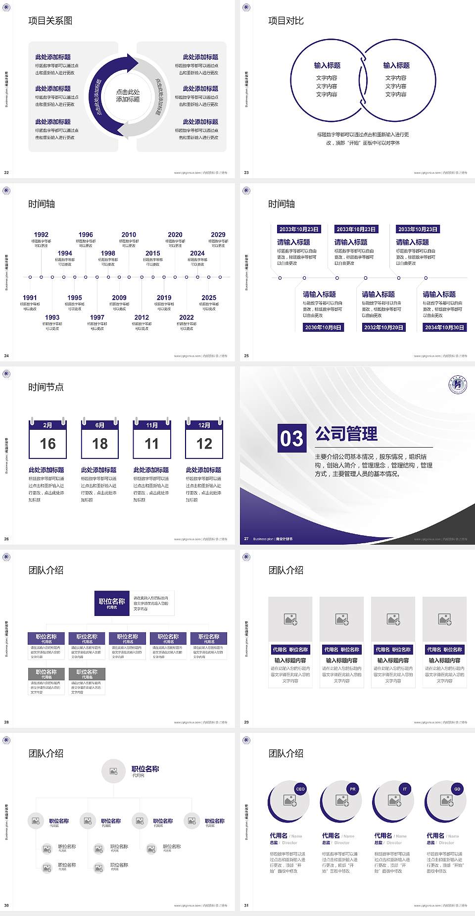 河南工业大学专用全国大学生互联网+创新创业大赛计划书/路演/网评PPT模板4:3格式幻灯片预览图4