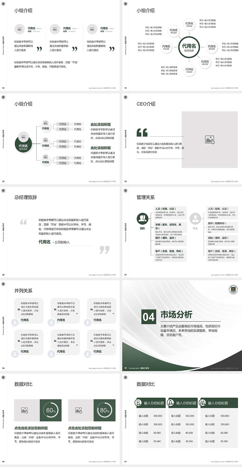 陆军工程大学专用全国大学生互联网+创新创业大赛计划书/路演/网评PPT模板4:3格式幻灯片预览图5