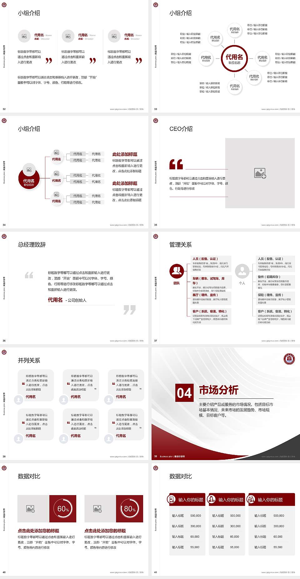 山东职业学院西校区专用全国大学生互联网+创新创业大赛计划书/路演/网评PPT模板4:3格式幻灯片预览图5