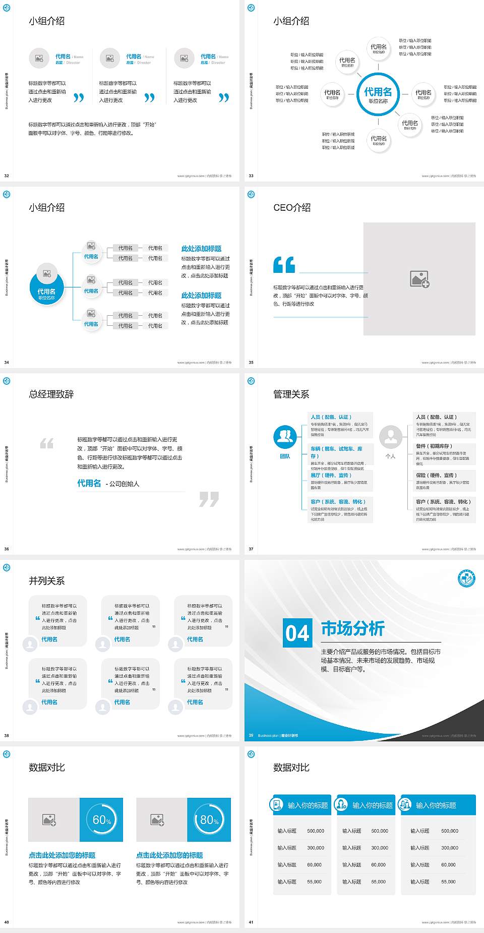 长沙卫生职业学院专用全国大学生互联网+创新创业大赛计划书/路演/网评PPT模板4:3格式幻灯片预览图5