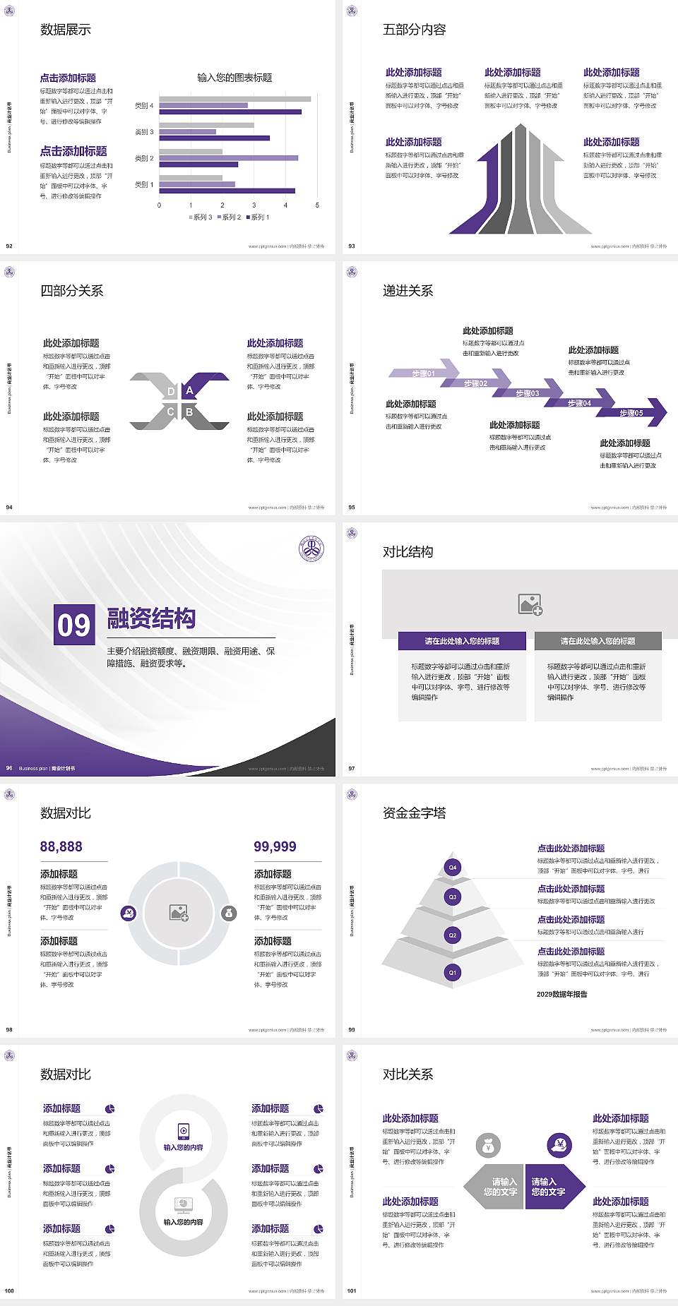 镇江市高等专科学校专用全国大学生互联网+创新创业大赛计划书/路演/网评PPT模板4:3格式幻灯片预览图11