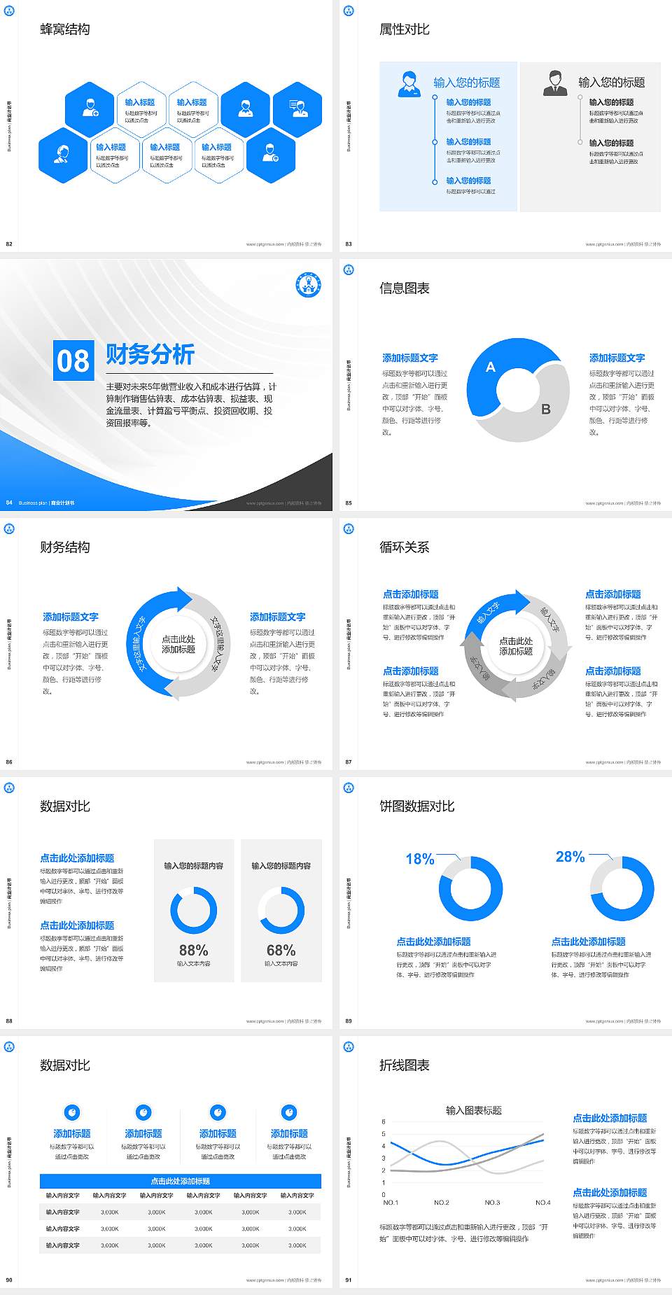 湘西民族职业技术学院专用全国大学生互联网+创新创业大赛计划书/路演/网评PPT模板4:3格式幻灯片预览图10